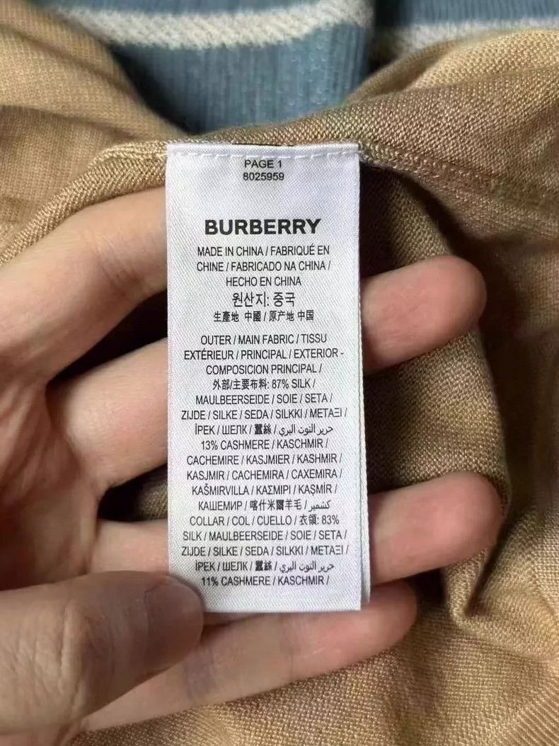 Burberry Burberry Burberry Brown Color-Block TB Embroidered Polo-25 Size US XS / EU 42 / 0 - 4 Thumbnail