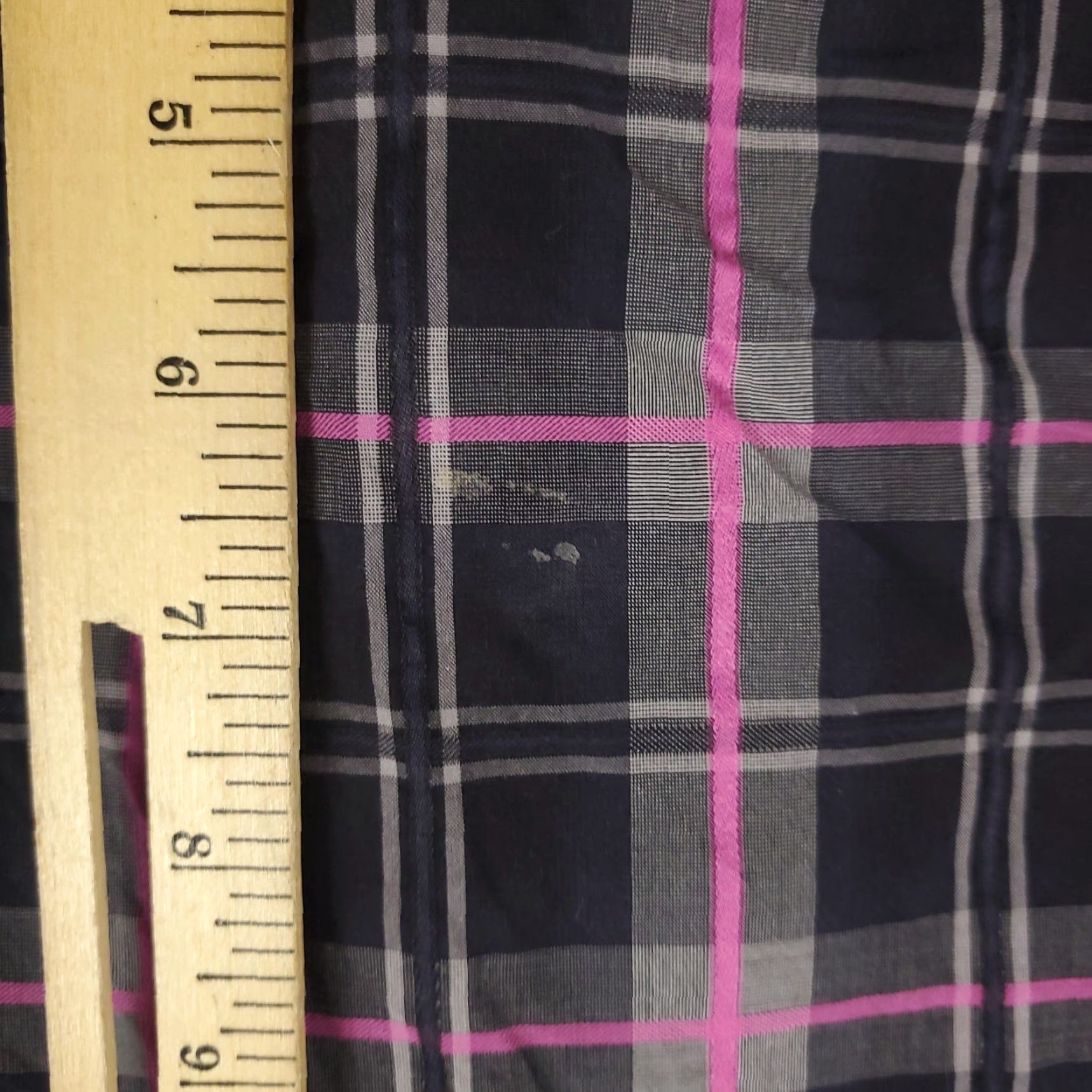 BUGATCHI Bugatchi Uomo Shirt Mens Large Gray Plaid Button-Up Long Sleeve Regular Fit Size US L / EU 52-54 / 3 - 4 Thumbnail
