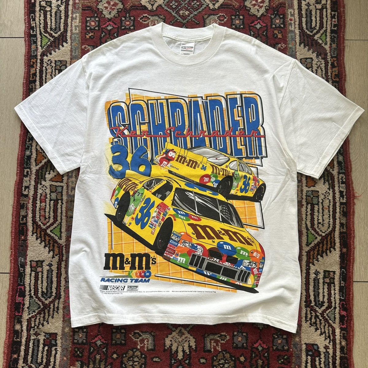 Vintage 2001 M&M’s NASCAR Racing Tee Double Sided Vintage Size US L / EU 52-54 / 3 - 1 Thumbnail