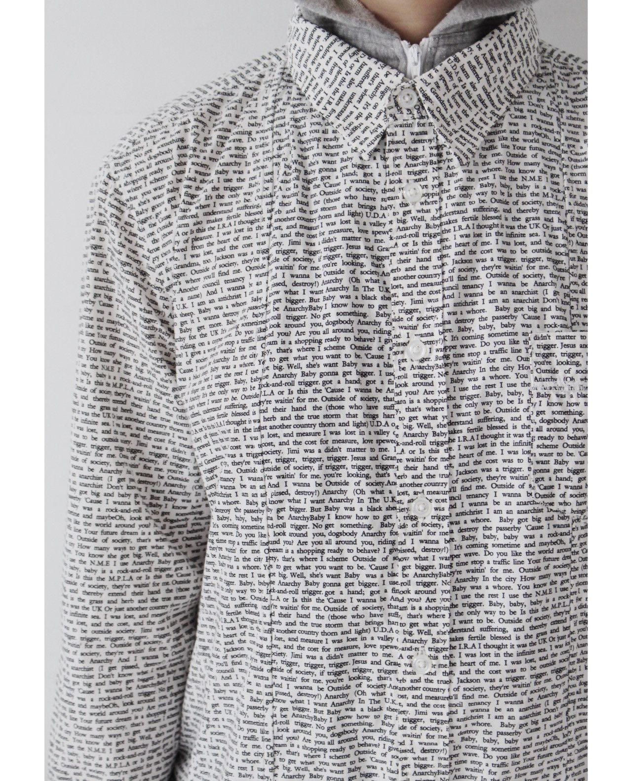Hysteric Glamour SS2010 PPFM BOOK PRINTED LAYERED SHIRT Size US L / EU 52-54 / 3 - 4 Thumbnail