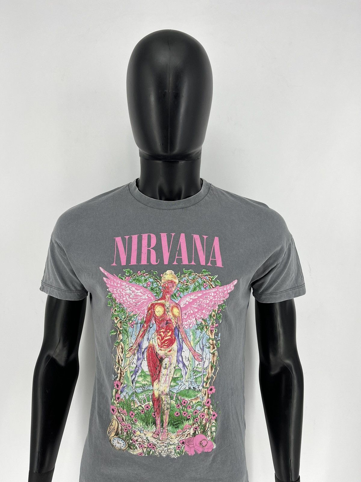 Band Tees Vintage Y2K Nirvana Kurt Cobain Tee Print Band Tour Rock Size US XS / EU 42 / 0 - 1 Thumbnail