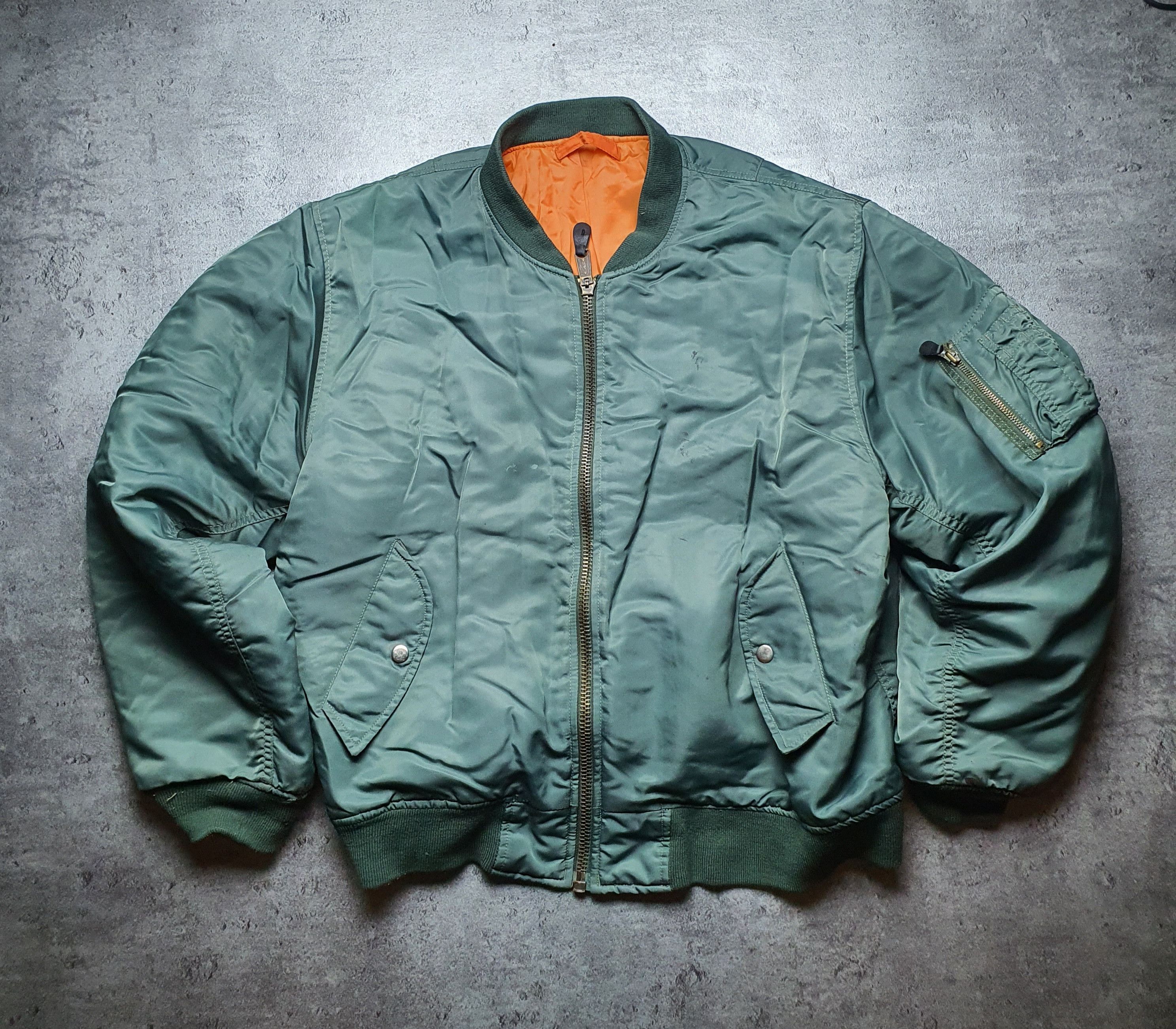 Alpha Industries × Vintage Vintage 90's Alpha Industries Ma