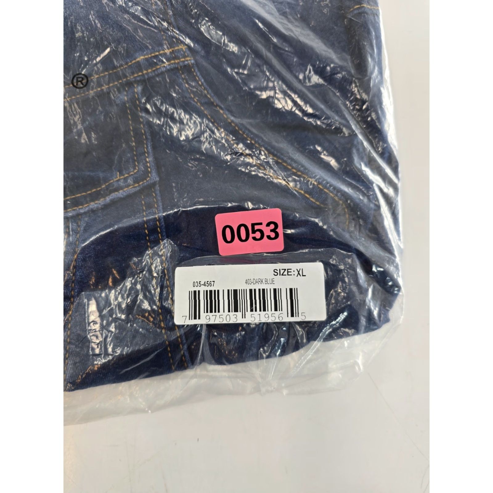 Denime Indigo Saints Denim Jacket - Jacket - XL - Dark Blue - Denim - Women's - New With Tags - Casual - Button - Pockets - Cotton Blend - Regular Fit Size XL / US 12-14 / IT 48-50 - 4 Thumbnail