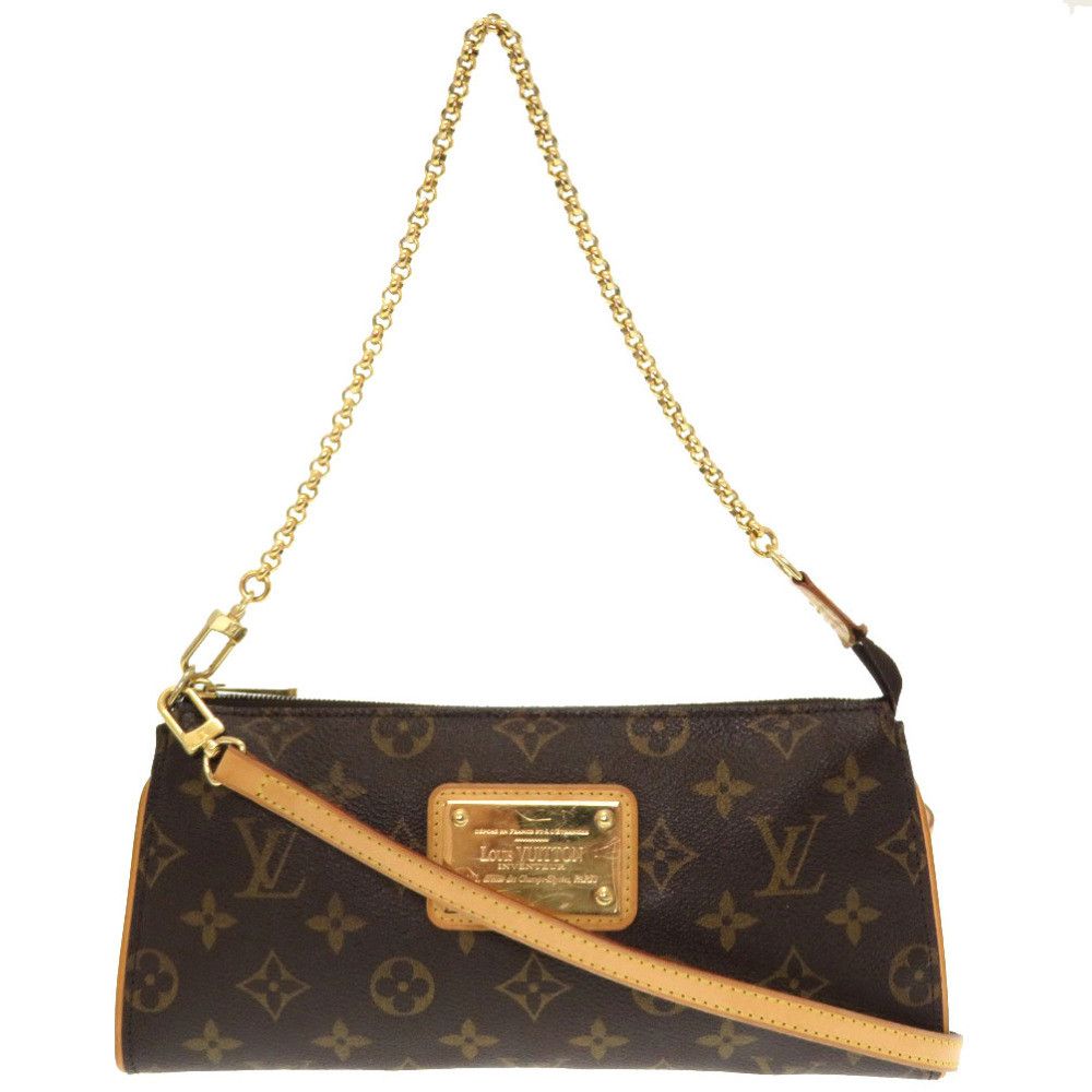 image of Louis Vuitton Monogram Eva Shoulder Bag Brown, Women's