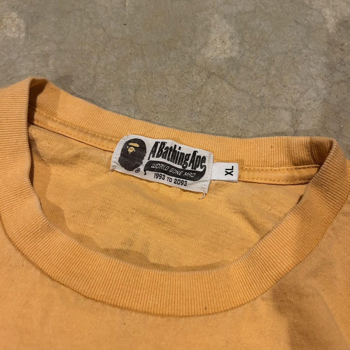 Bape Bape Neon Color Flame Logo Tee Size US L / EU 52-54 / 3 - 6 Thumbnail