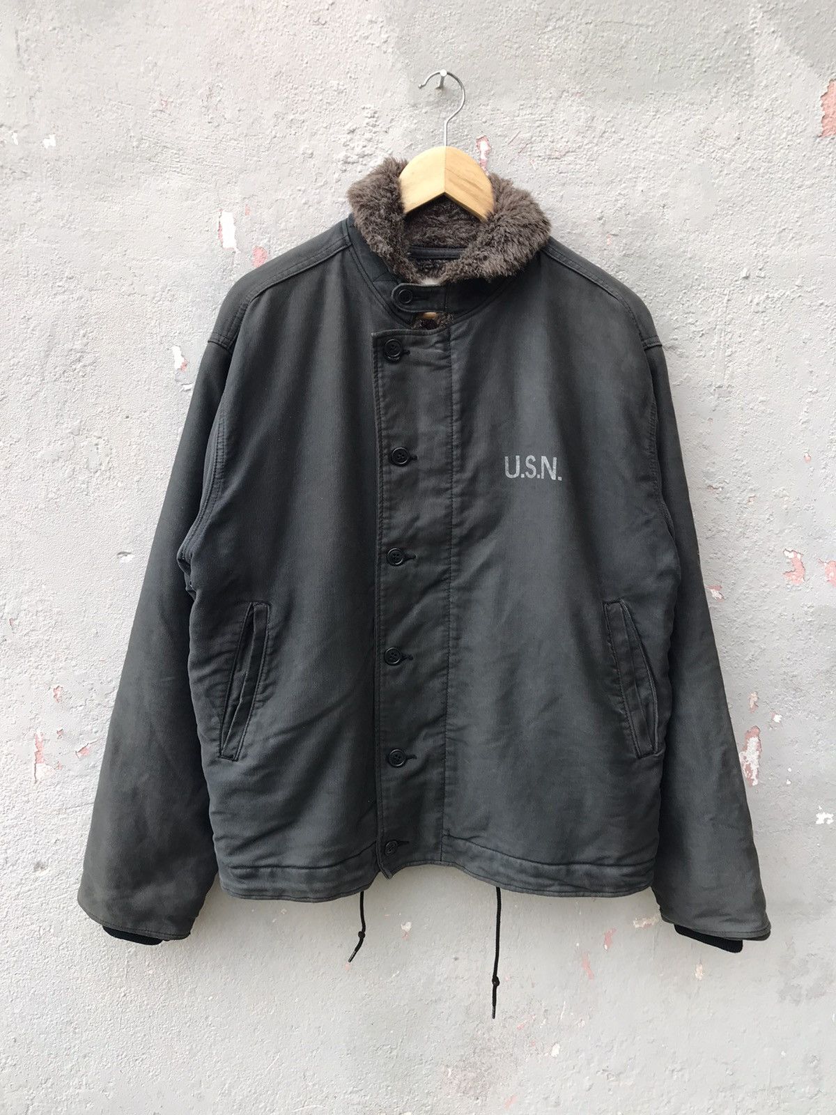 Vintage 1940s N1 USN Deck Jacket Size US M / EU 48-50 / 2 - 1 Thumbnail