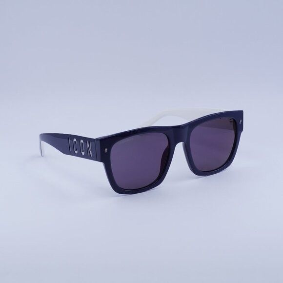 Dsquared2 🕶️ New Dsquared2 ICON 0004/S 00JU XT Blue Sunglasses Size ONE SIZE - 1 Thumbnail