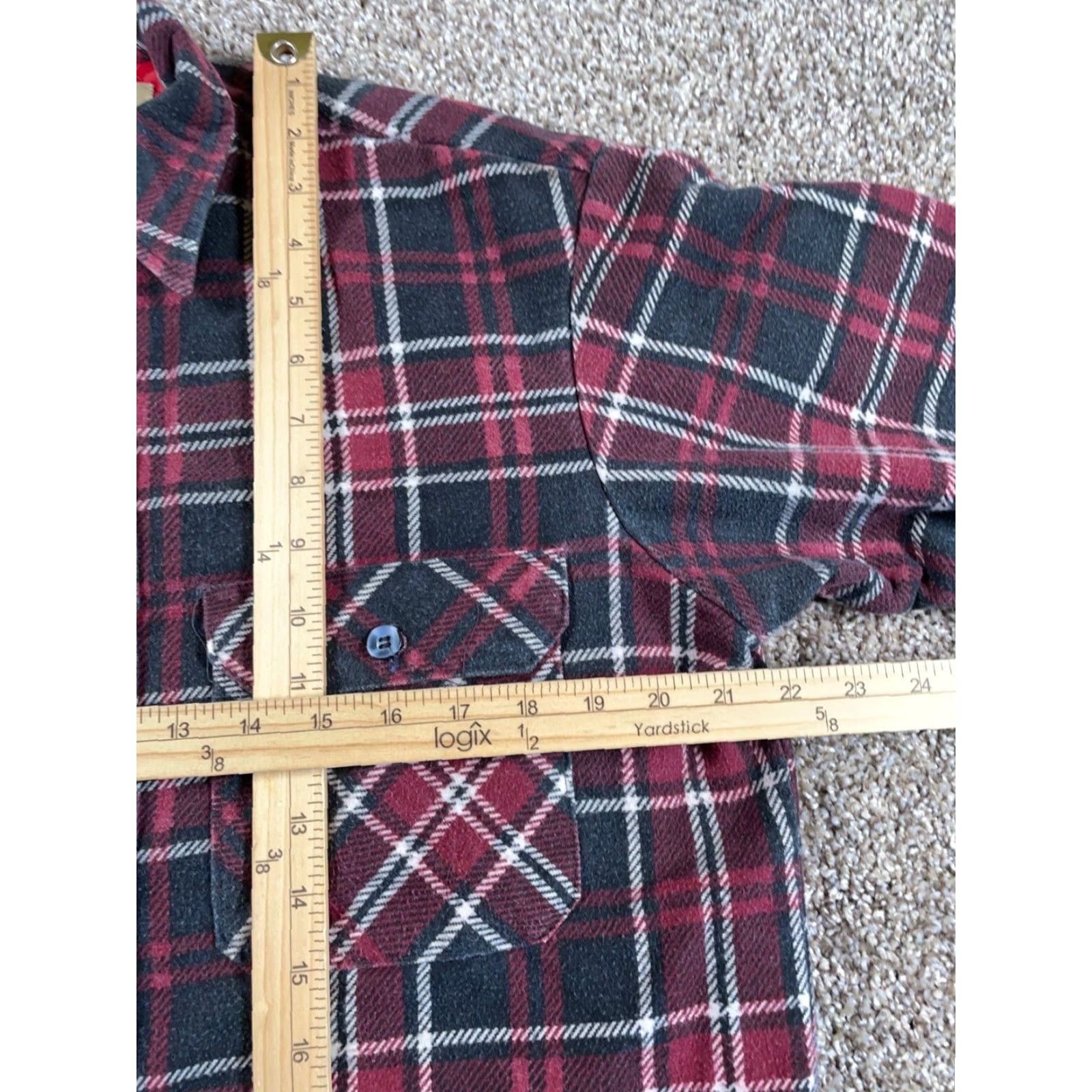 Vintage VTG Fieldmaster Quilted Lined Flannel Shirt Adult Medium Red Black Plaid 80s Size US M / EU 48-50 / 2 - 6 Thumbnail