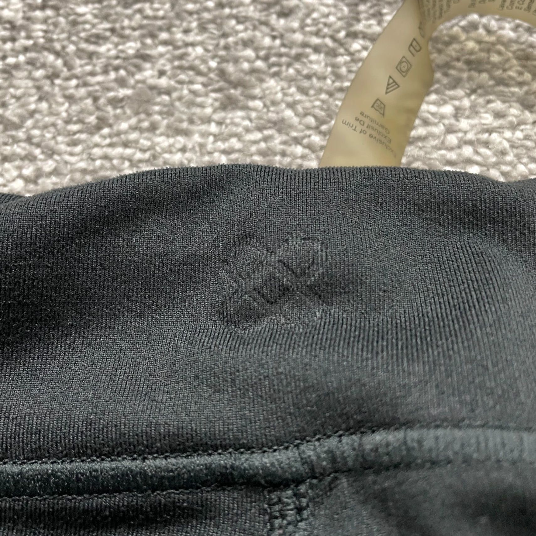 Vintage Anue Leggings Womens Large Black Cropped Active Yoga Gym 30x18.5 Size 36" / US 14 / IT 50 - 4 Thumbnail