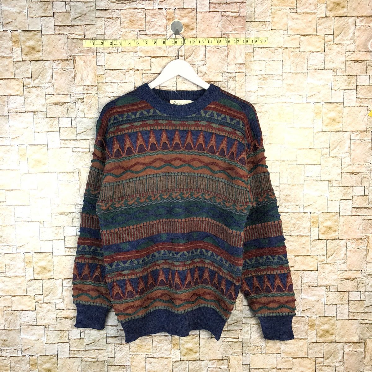 Vintage Pati Sment vintage like coogi sweatshirt Knitwear #A1109 Size US M / EU 48-50 / 2 - 1 Thumbnail
