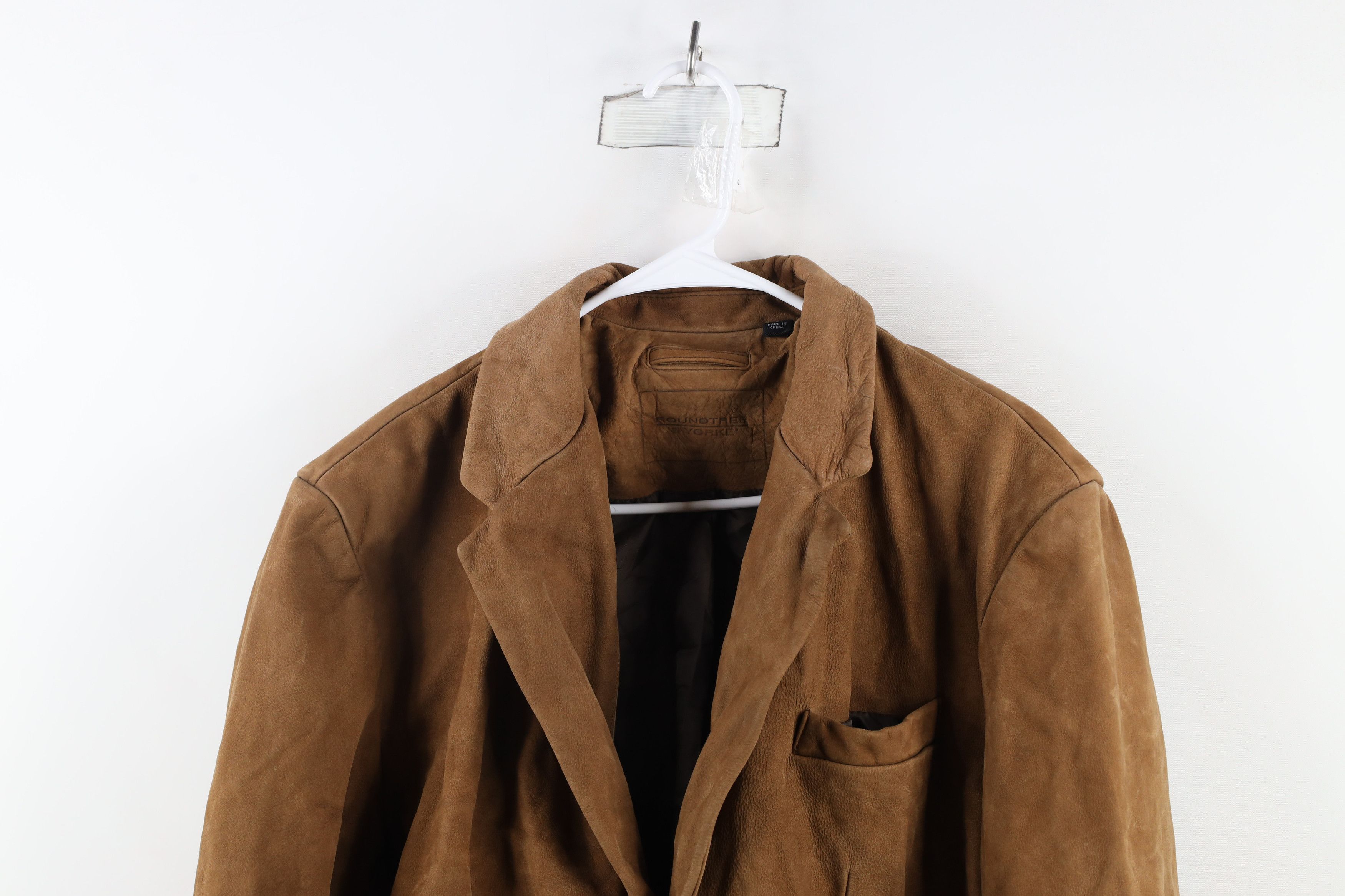 Vintage Vintage 90s Streetwear Leather Sport Coat Blazer Jacket Size US L / EU 52-54 / 3 - 2 Thumbnail