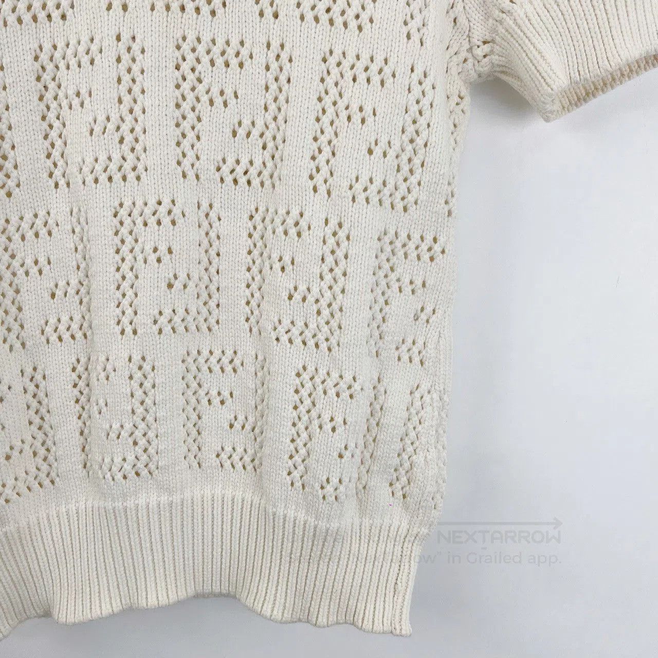 Fendi Fendi Double F Logo Hollow Knit Tee. Size S / US 4 / IT 40 - 5 Thumbnail