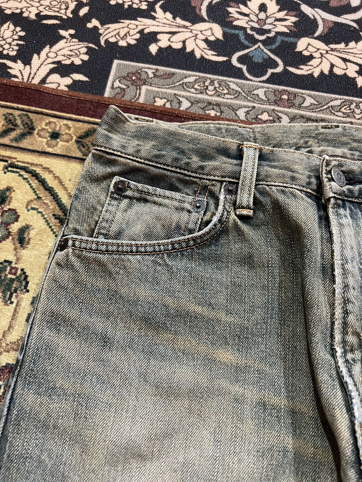 Edwin 💥Baggy💥 Edwin EXCLUSIVE Vintage XV 445 Faded Jeans Size US 29 - 7 Thumbnail