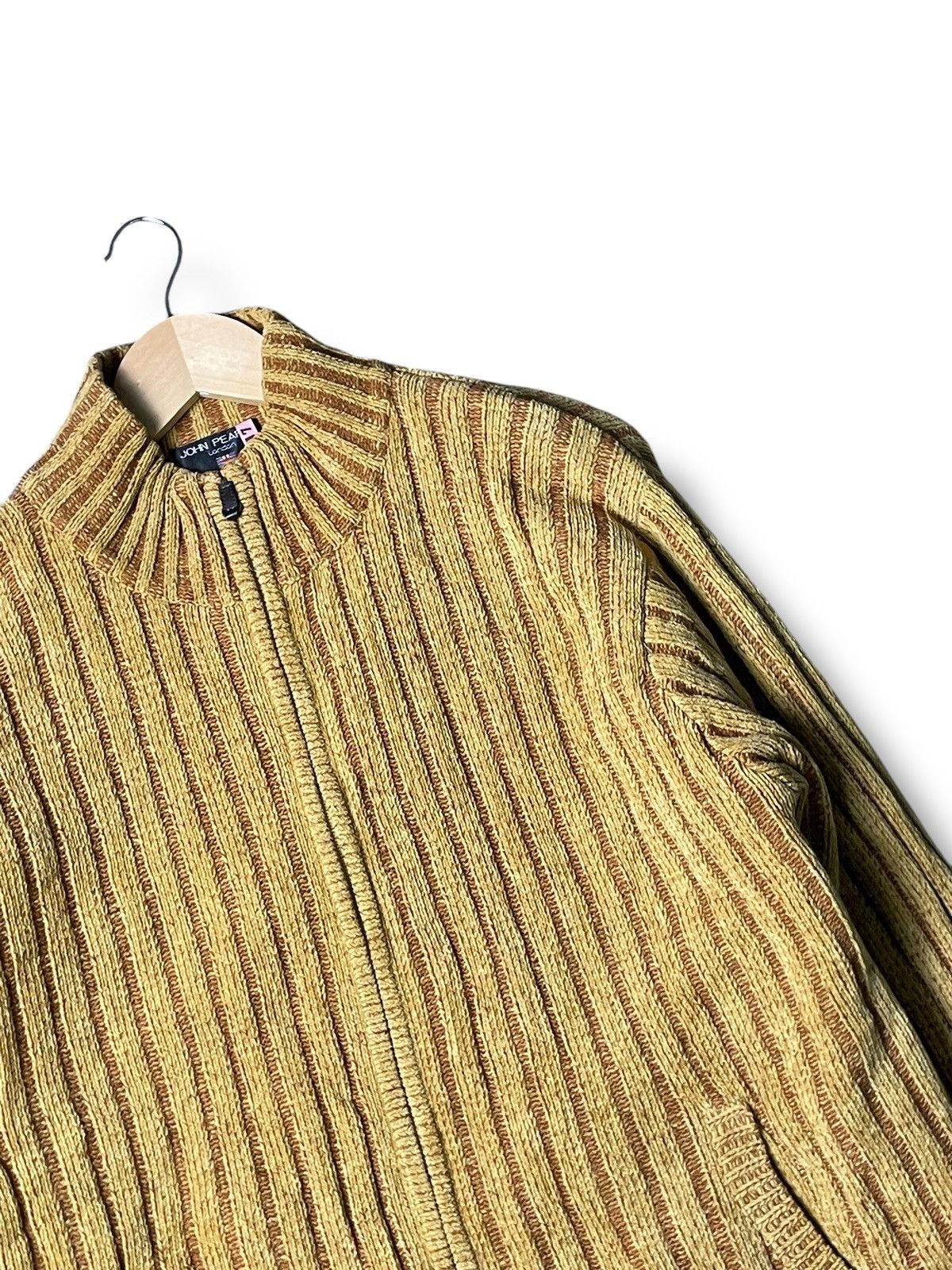 Japanese Brand × Vintage Vintage John Pearse Knitted Zipper Jacket (72) Size US L / EU 52-54 / 3 - 2 Thumbnail