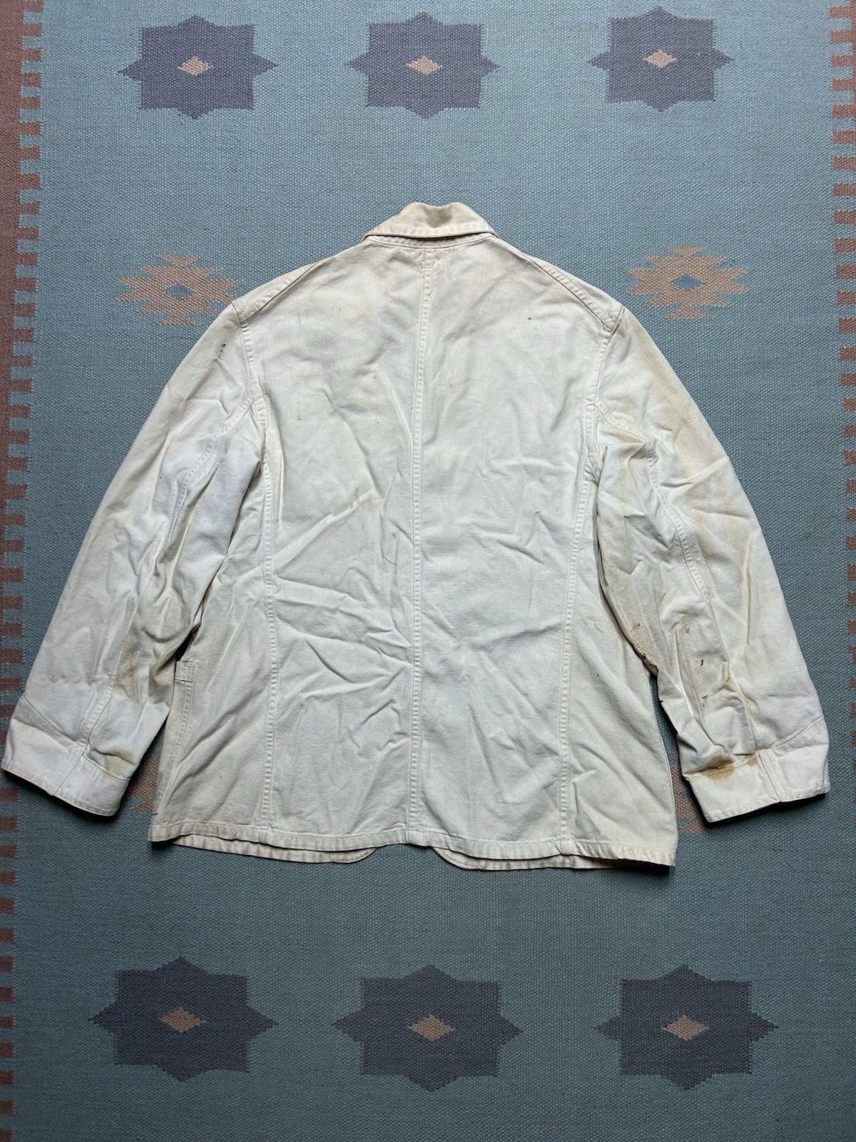 Vintage Vtg 20s 30s canvas chore jacket Kuttnauer Detroit paint 42 Size US L / EU 52-54 / 3 - 8 Thumbnail