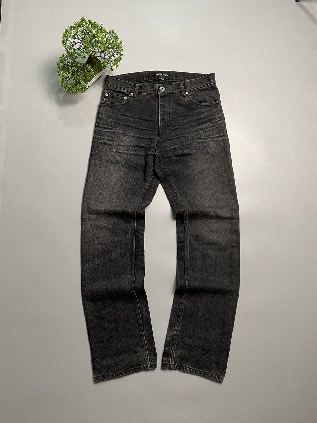 If Six Was Nine Yoshiyuki Konishi Black Washed Denim Size US 32 / EU 48 - 1 Thumbnail
