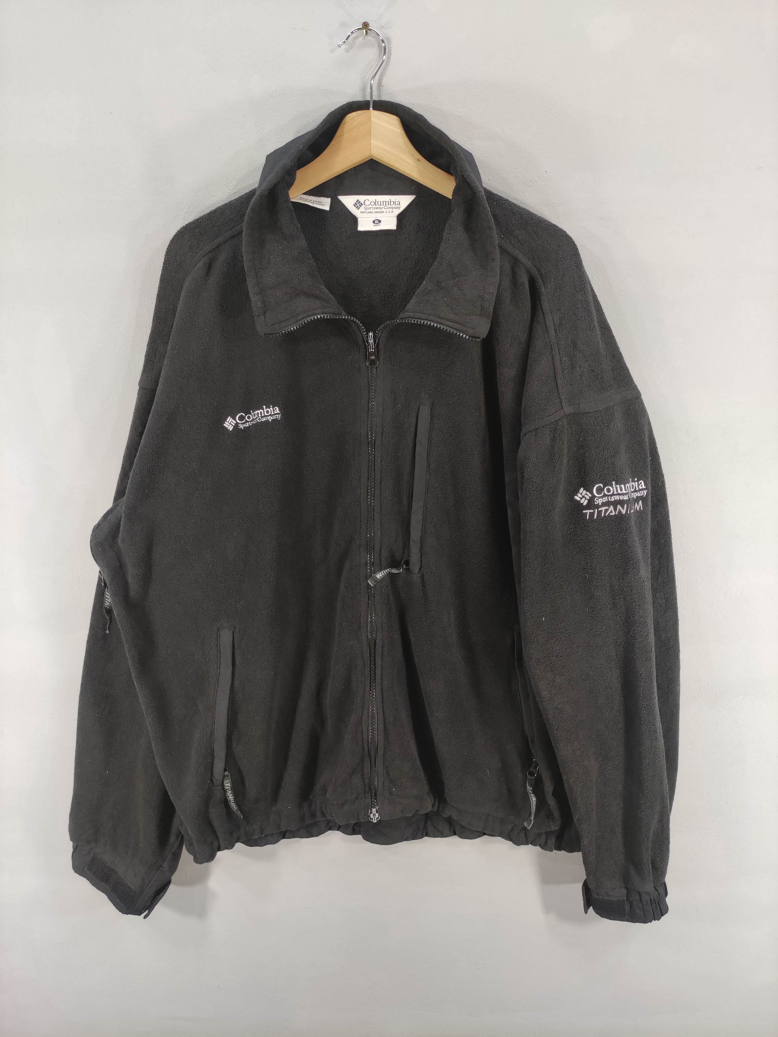 Columbia Vintage Columbia Titanium Fleece Jacket Zipper Size US XL / EU 56 / 4 - 1 Thumbnail