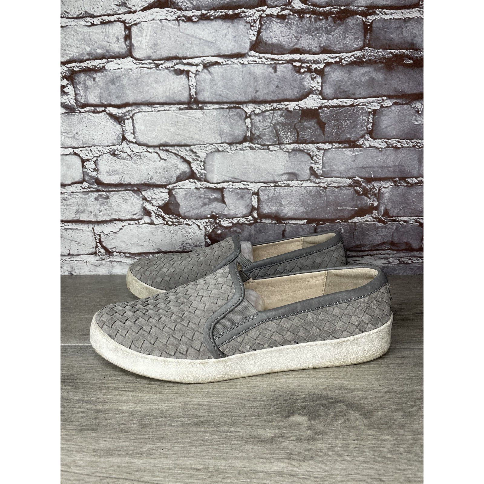 Cole Haan Cole Haan Grand Pro Gray Woven Suede Leather Slip On Shoes W Size US 11 / IT 41 - 15 Thumbnail