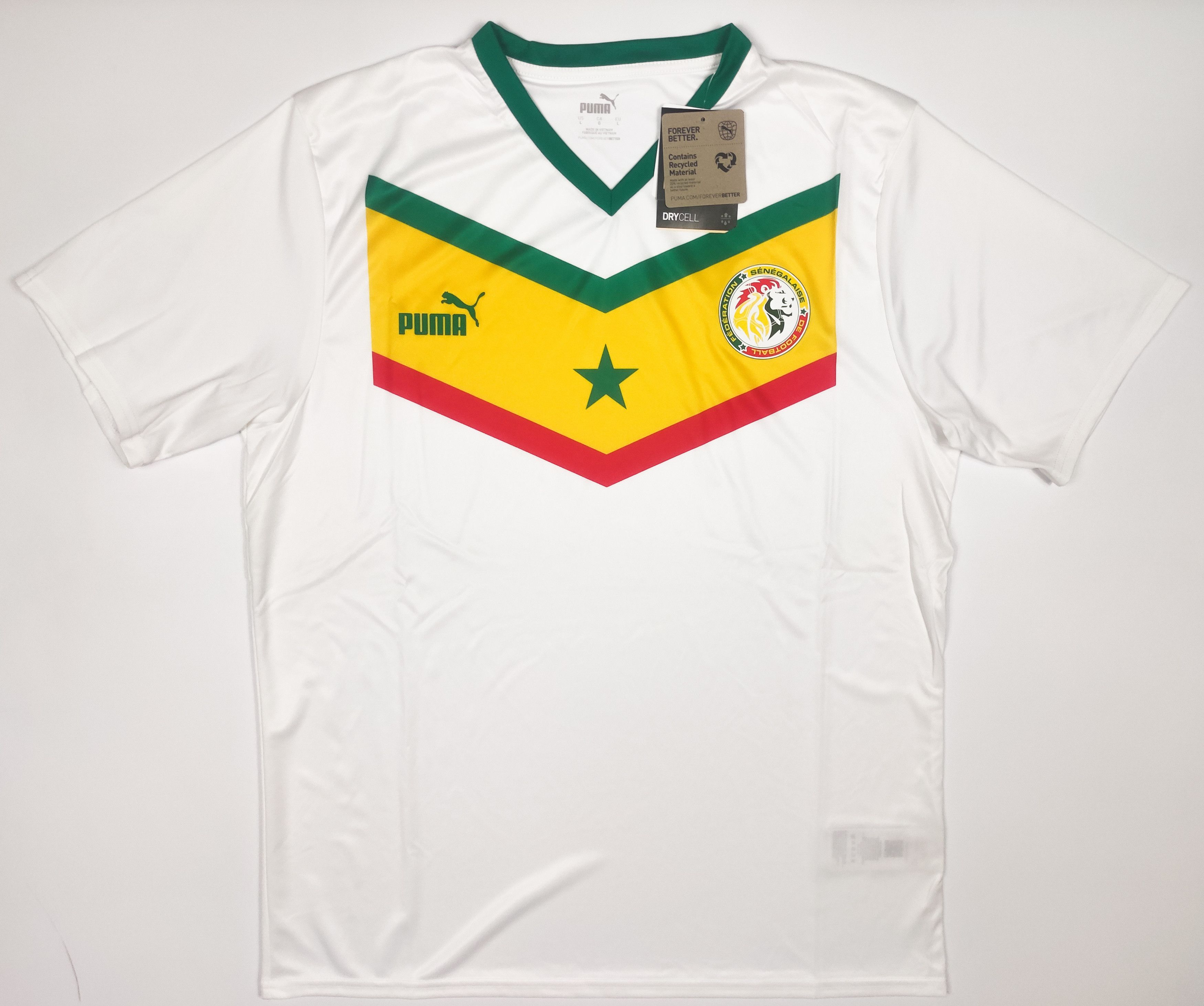 Puma BNWT Senegal 2022 2023 Puma Home Shirt Size US L / EU 52-54 / 3 - 1 Thumbnail