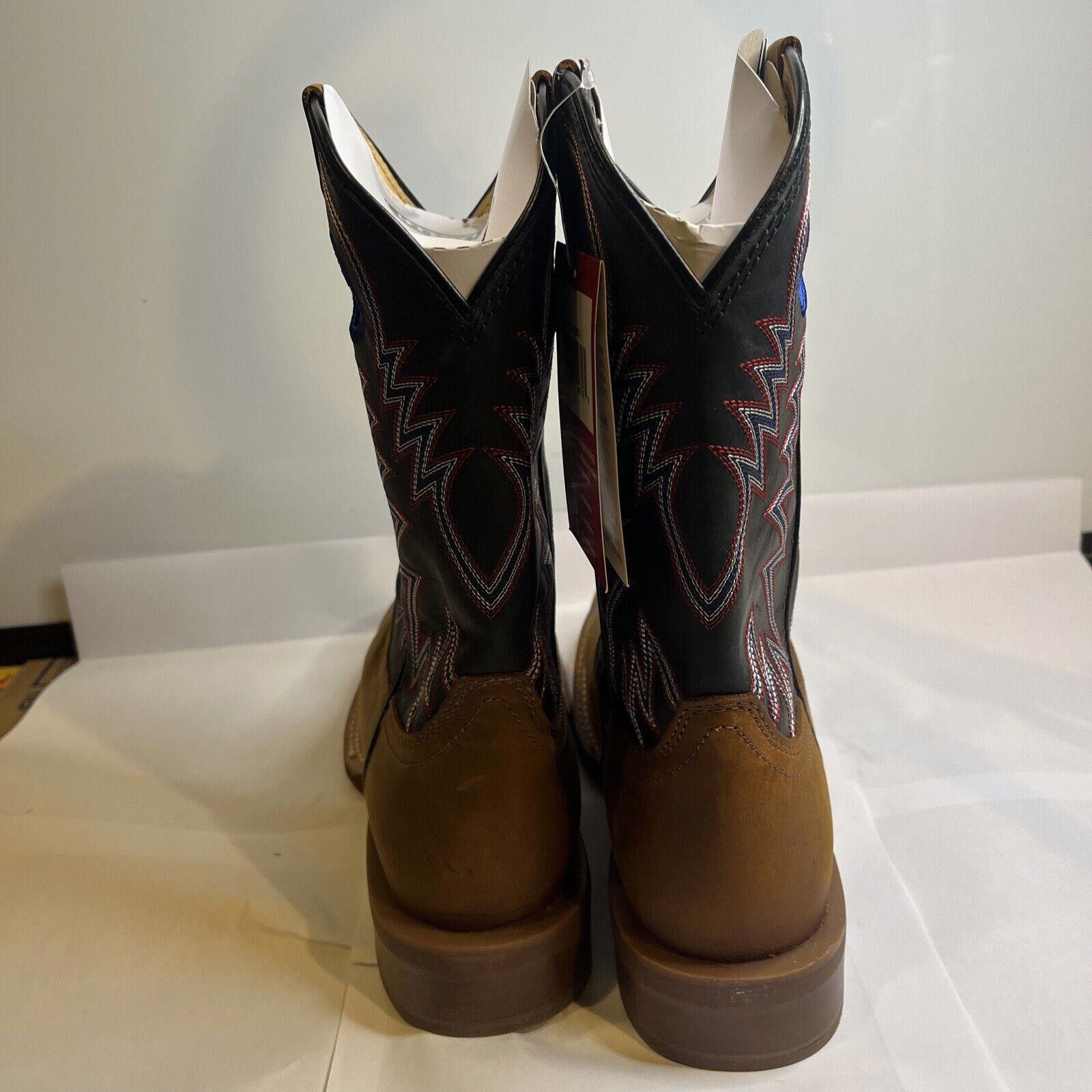 Justin Boots Justin Boots Frontier Shane 11 Inch Embroidered Wide Square Size US 9.5 / EU 42-43 - 3 Thumbnail