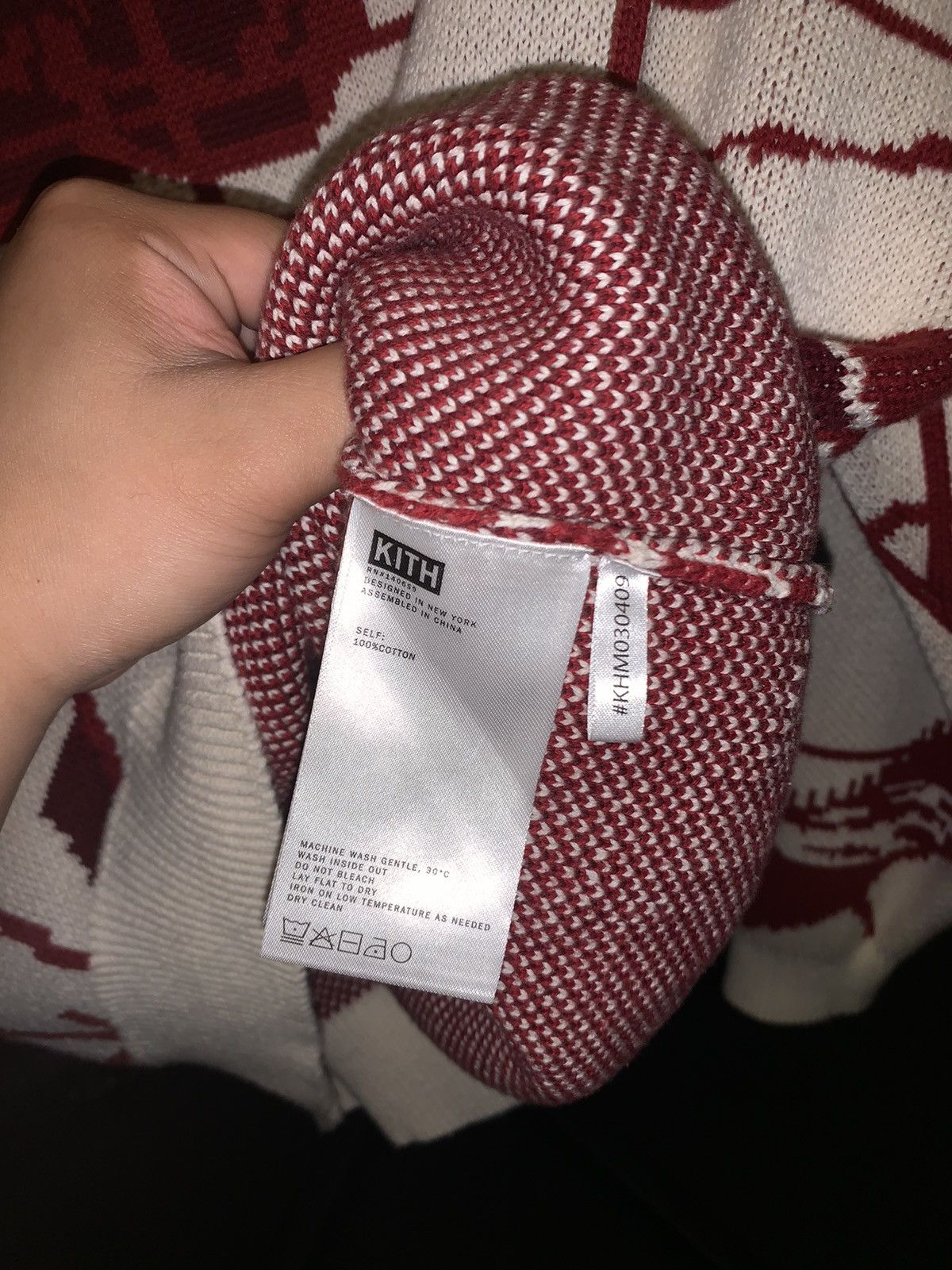 Kith Kith 2022 Atlas Knit Sweater (Men’s LARGE) Size US L / EU 52-54 / 3 - 6 Thumbnail