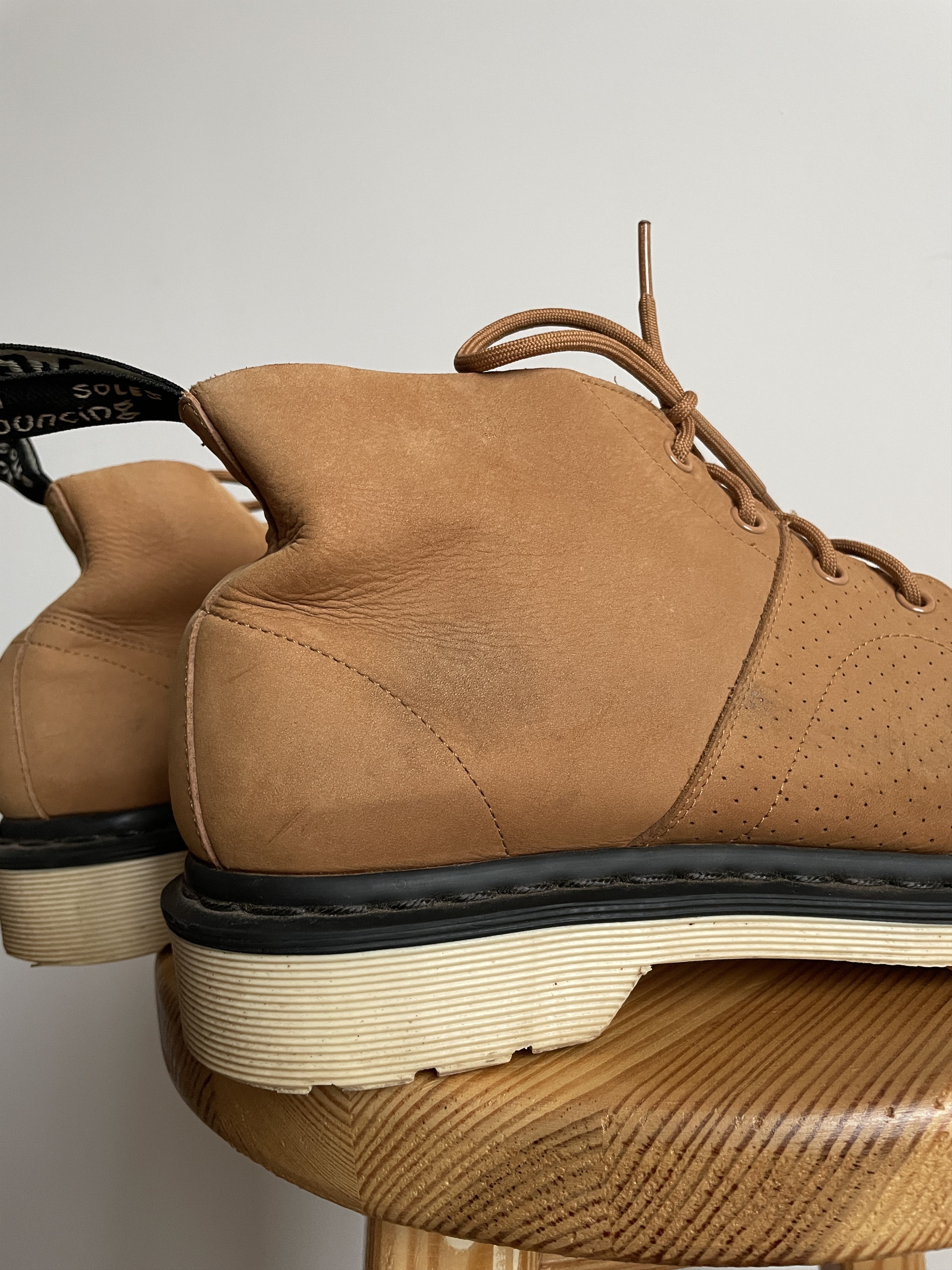 Dr. Martens Dr. Martens Church Monkey Perforated Suede Boots Size US 10 / EU 43 - 4 Thumbnail