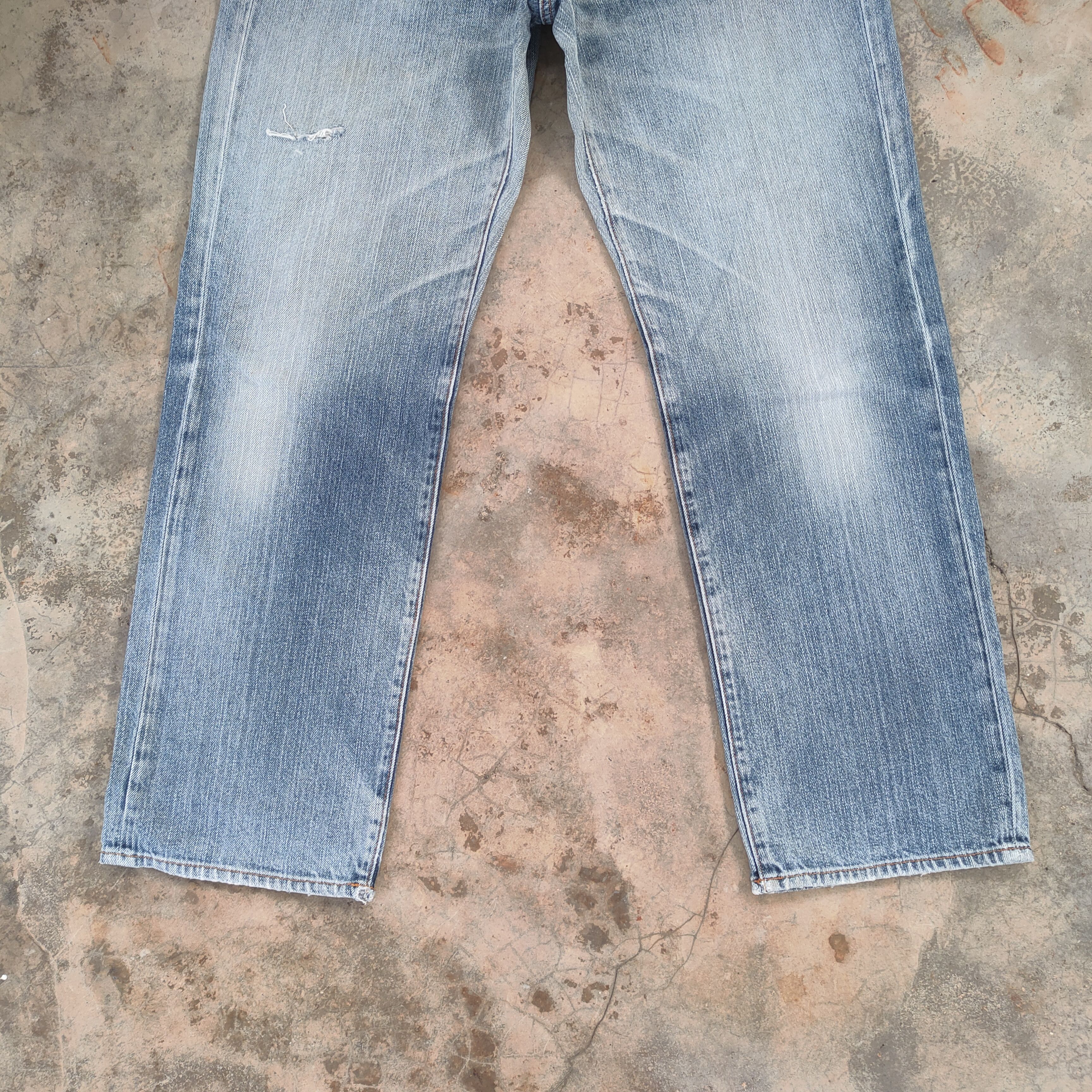 Japanese Brand VINTAGE JAPANESE FADED DISTRESSED JEANS PANTS Size US 34 / EU 50 - 4 Thumbnail