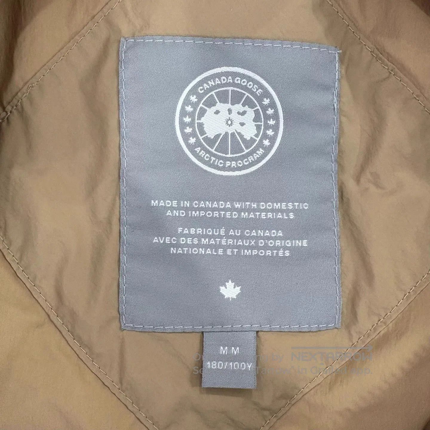 Canada Goose Beige Puffer Vest - Size M. Size US M / EU 48-50 / 2 - 3 Thumbnail