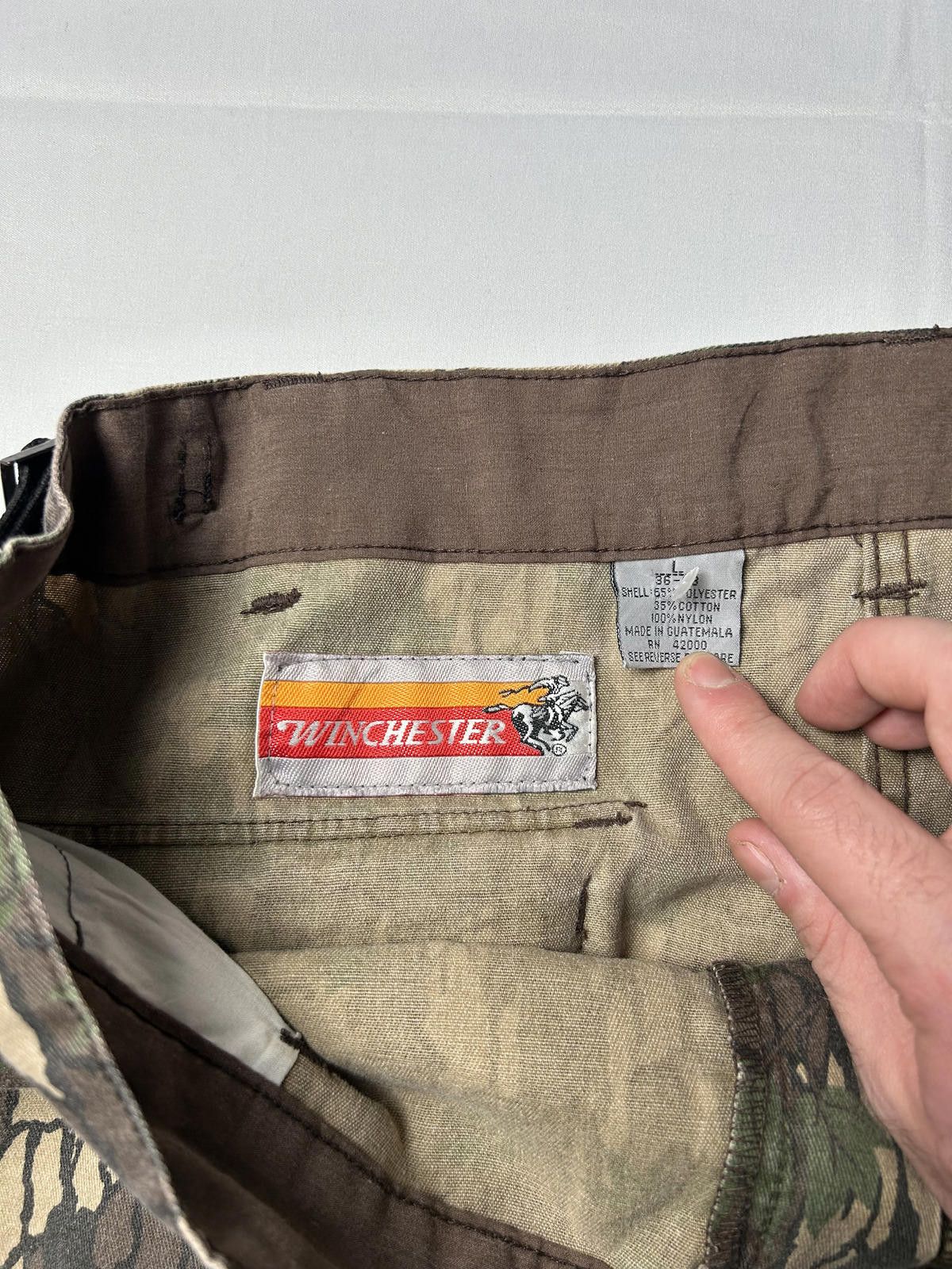 Realtree Real Tree Camo Heavyweight Cargo Trousers Hunting Hiking Size US 38 / EU 54 - 4 Thumbnail