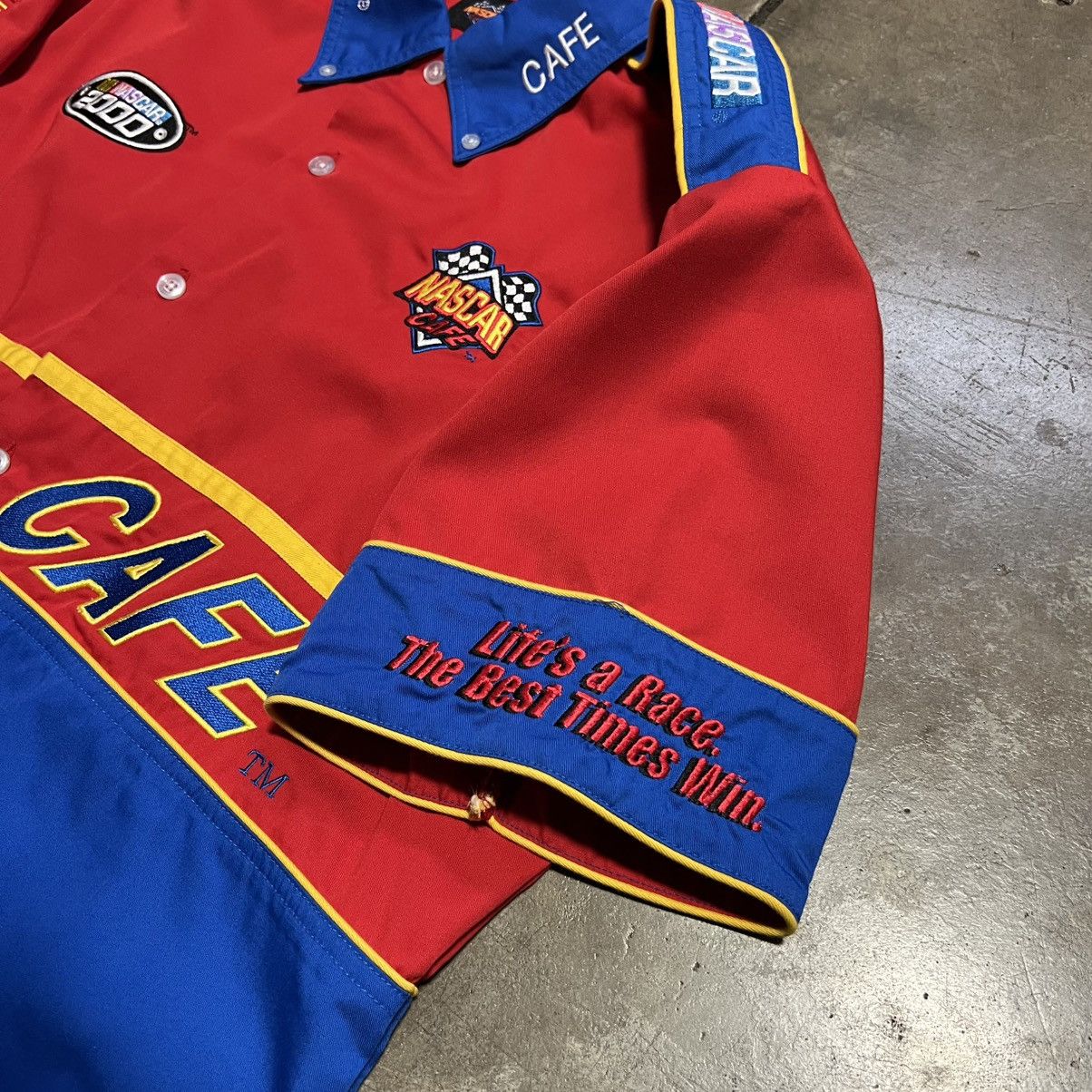 Other Vintage NASCAR Cafe Short Sleeve Button Up Logo Pit Crew Y2K Size US L / EU 52-54 / 3 - 6 Thumbnail