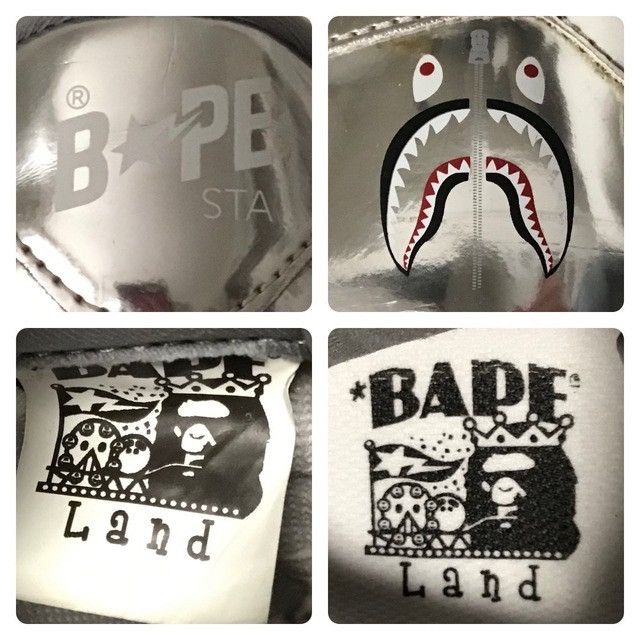 Bape × Nigo 2010 Shark Silver Foil BAPE STA sneakers a bathing ape NIGO Size US 9 / EU 42 - 10 Thumbnail