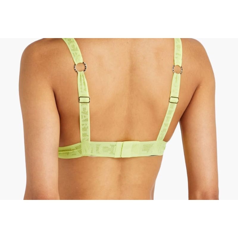 Stella McCartney Stella McCartney Neon lace triangle bra Bright yellow M Size ONE SIZE - 2 Thumbnail