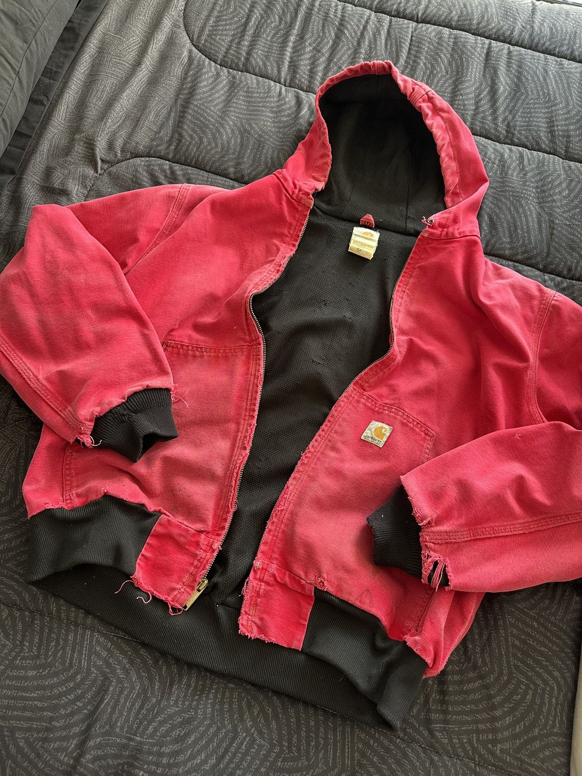 Carhartt Rare Carhartt Duck Active Jacket 90s – Red [Made in USA] Size US L / EU 52-54 / 3 - 2 Thumbnail