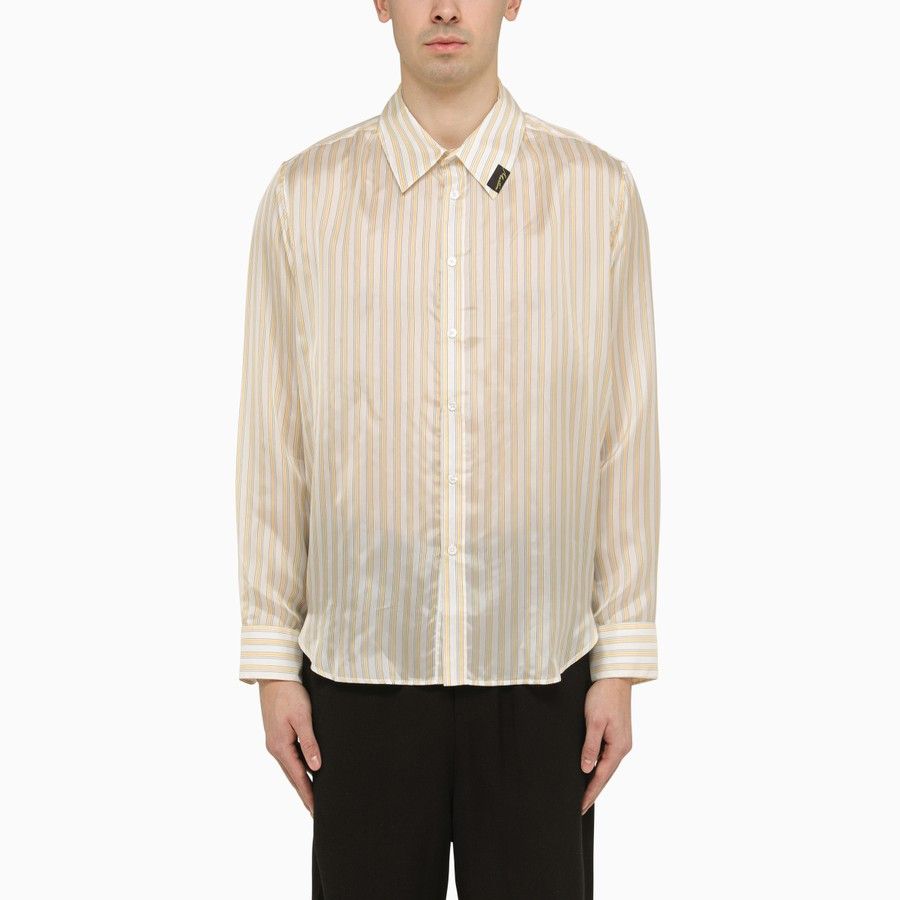 image of Martine Rose O1D2Blof0424 Striped Shirts In Multicolor, Men's (Size Medium)