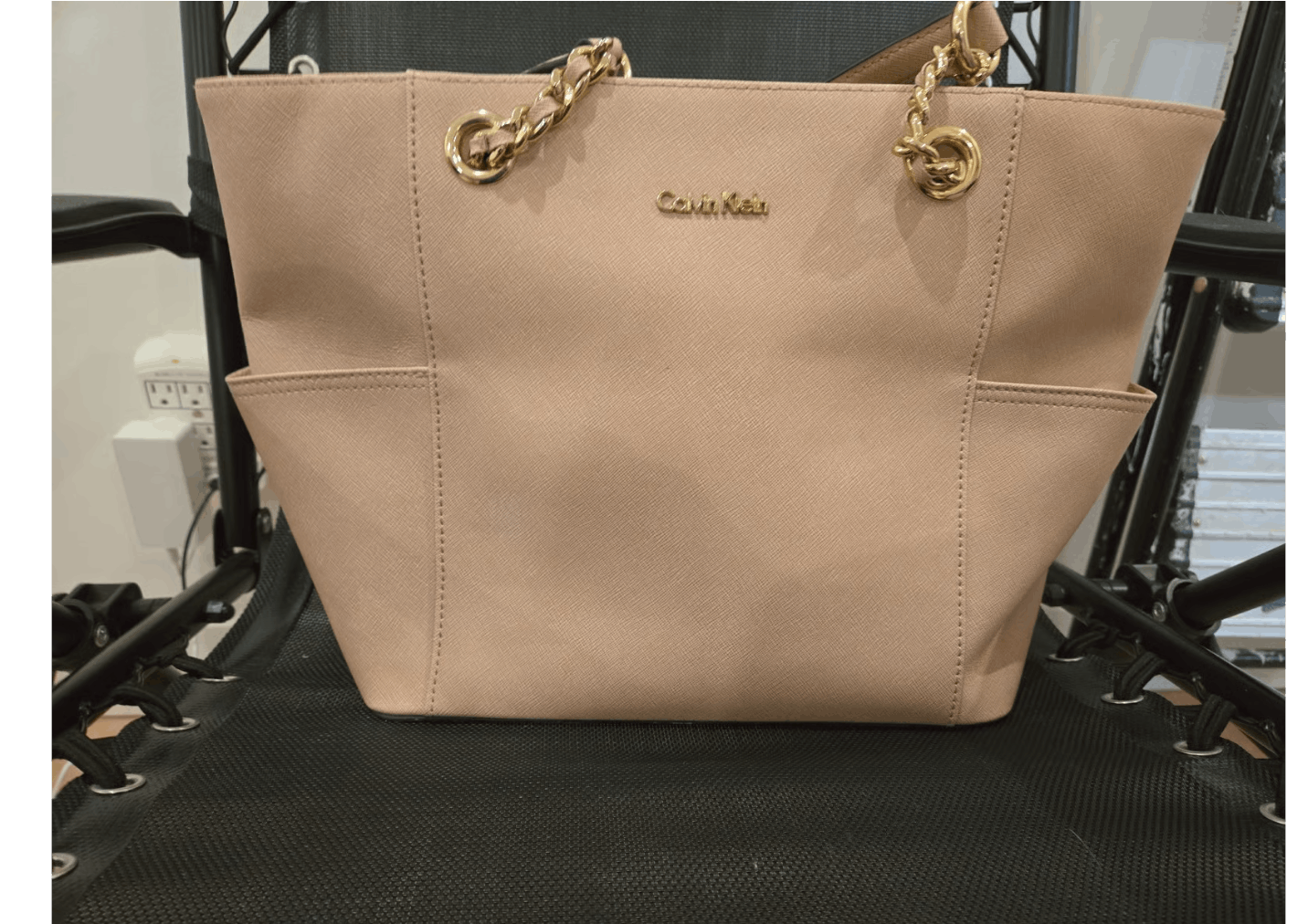 Calvin Klein Calvin Klein Key Item Chain Saffiano tote Size ONE SIZE - 1 Thumbnail