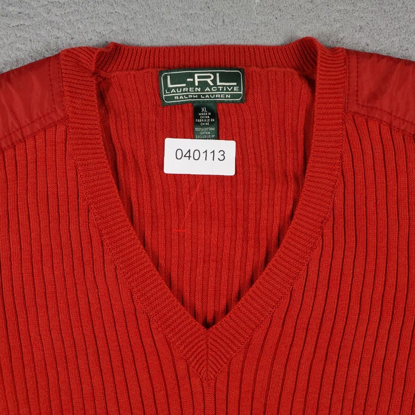 Ralph Lauren Ralph Lauren Womens XL Extra Large Red Casual Knit Pullover Sweater Size XL / US 12-14 / IT 48-50 - 2 Thumbnail
