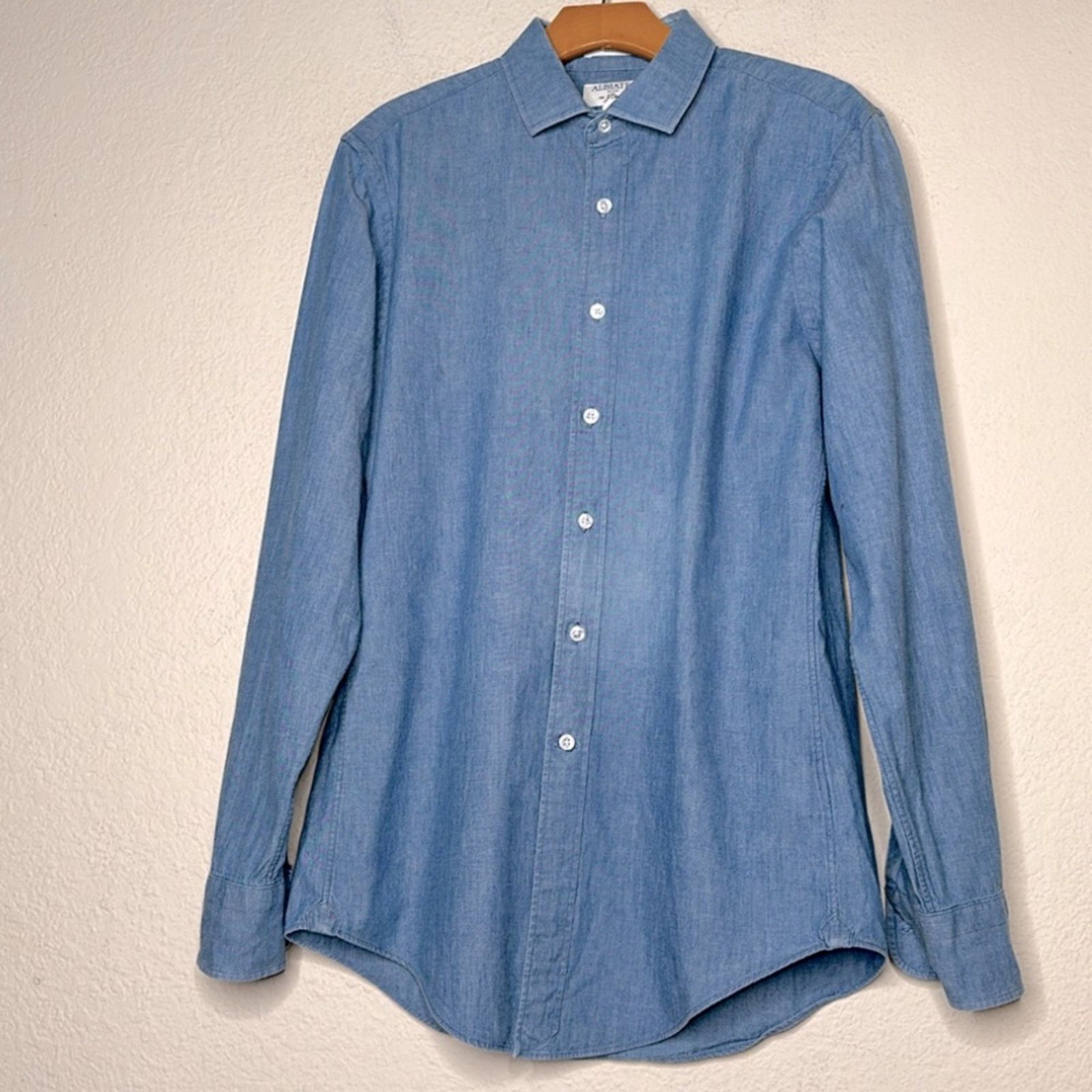 J.Crew J Crew Albiate 1830 Ludlow Slim Shirt Italian Chambray SML Size US S / EU 44-46 / 1 - 4 Thumbnail