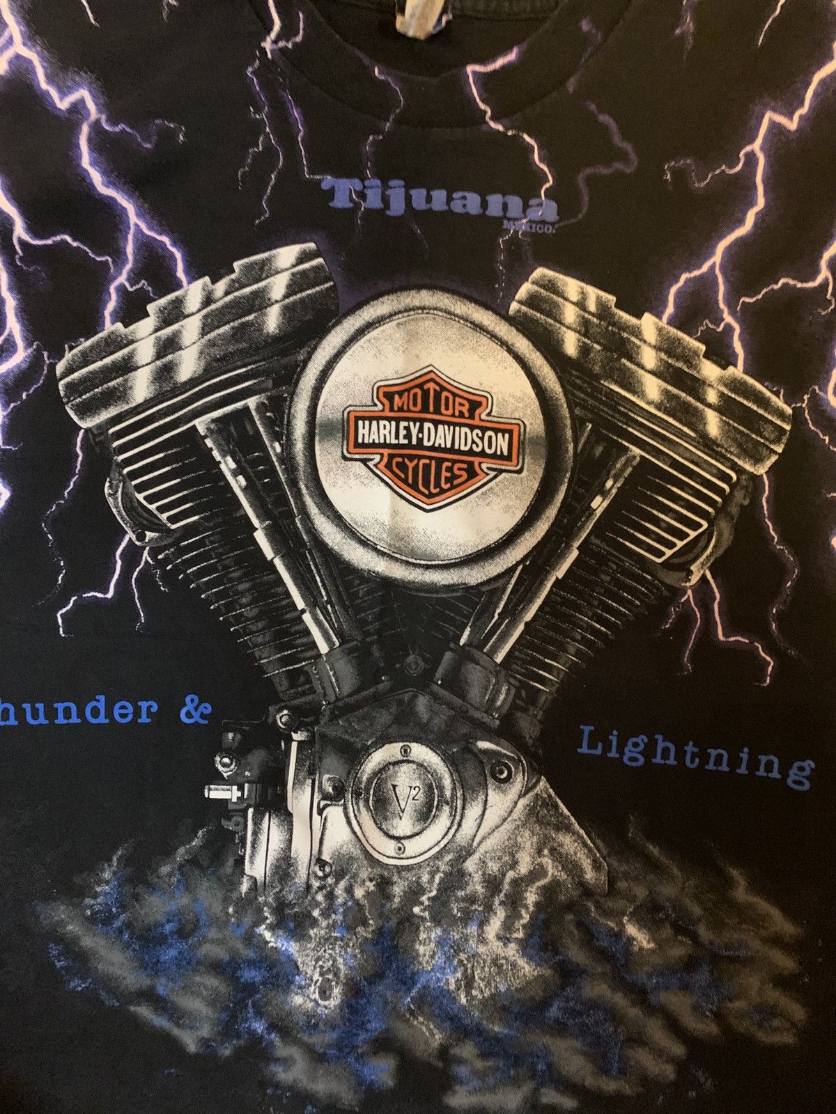Harley Davidson Vintage Harley Davidson Thunder & Lightning Shirt Size US M / EU 48-50 / 2 - 3 Thumbnail