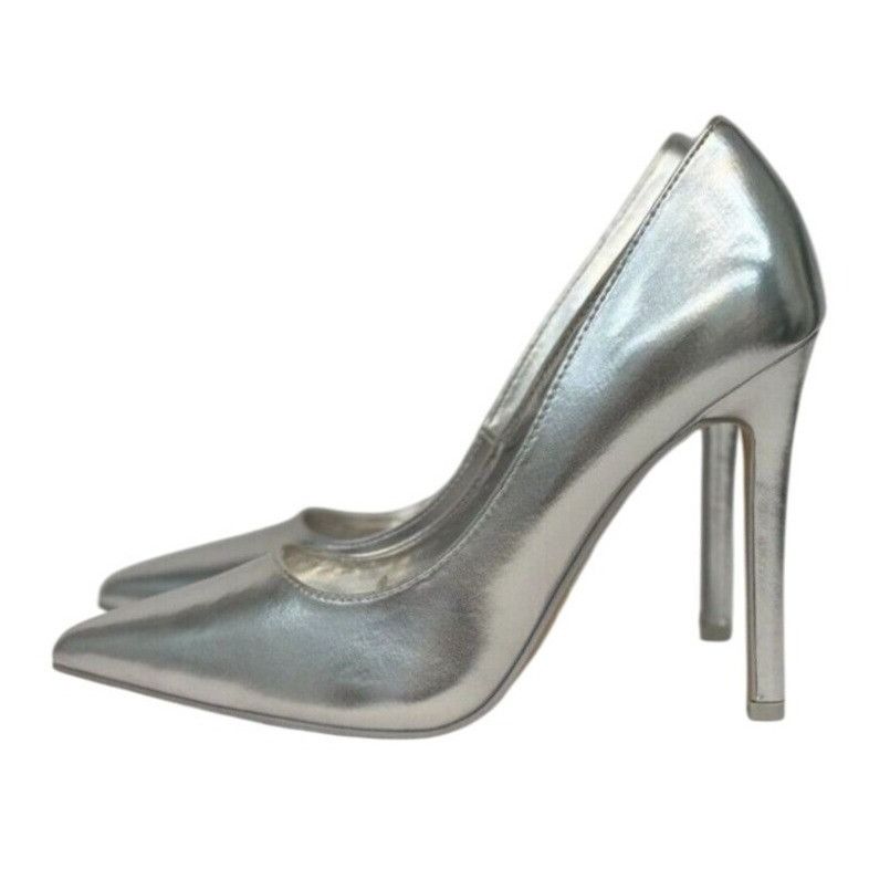 Other OLIVIA FERGUSON / Kiara / Metallic Silver / Pointed / Toe H Size US 8.5 / IT 38.5 - 2 Thumbnail