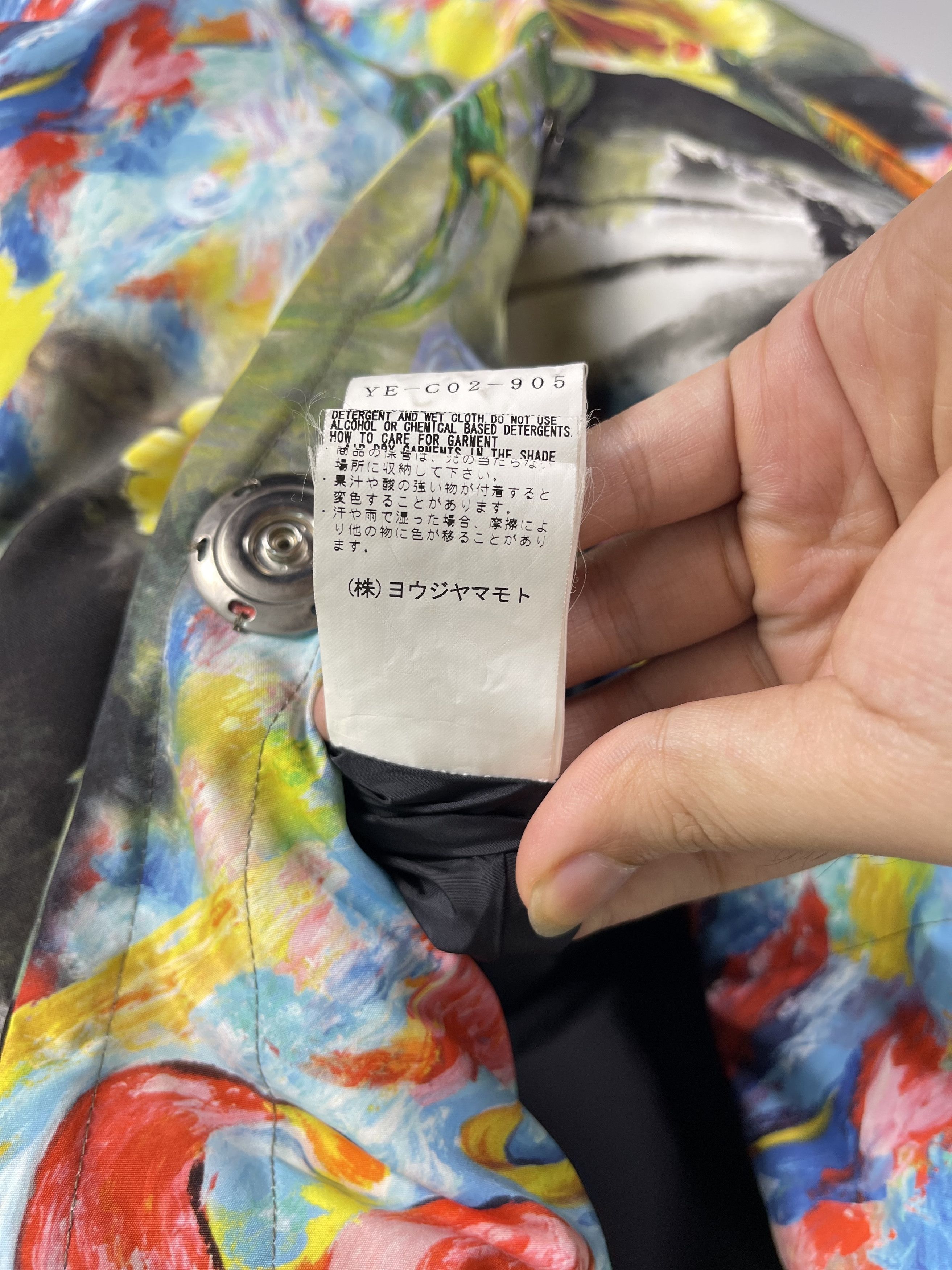 Y's × Yohji Yamamoto Y's Yohji Yamamoto All-over Floral Pattern Puffer Down Coat Size US L / EU 52-54 / 3 - 5 Thumbnail