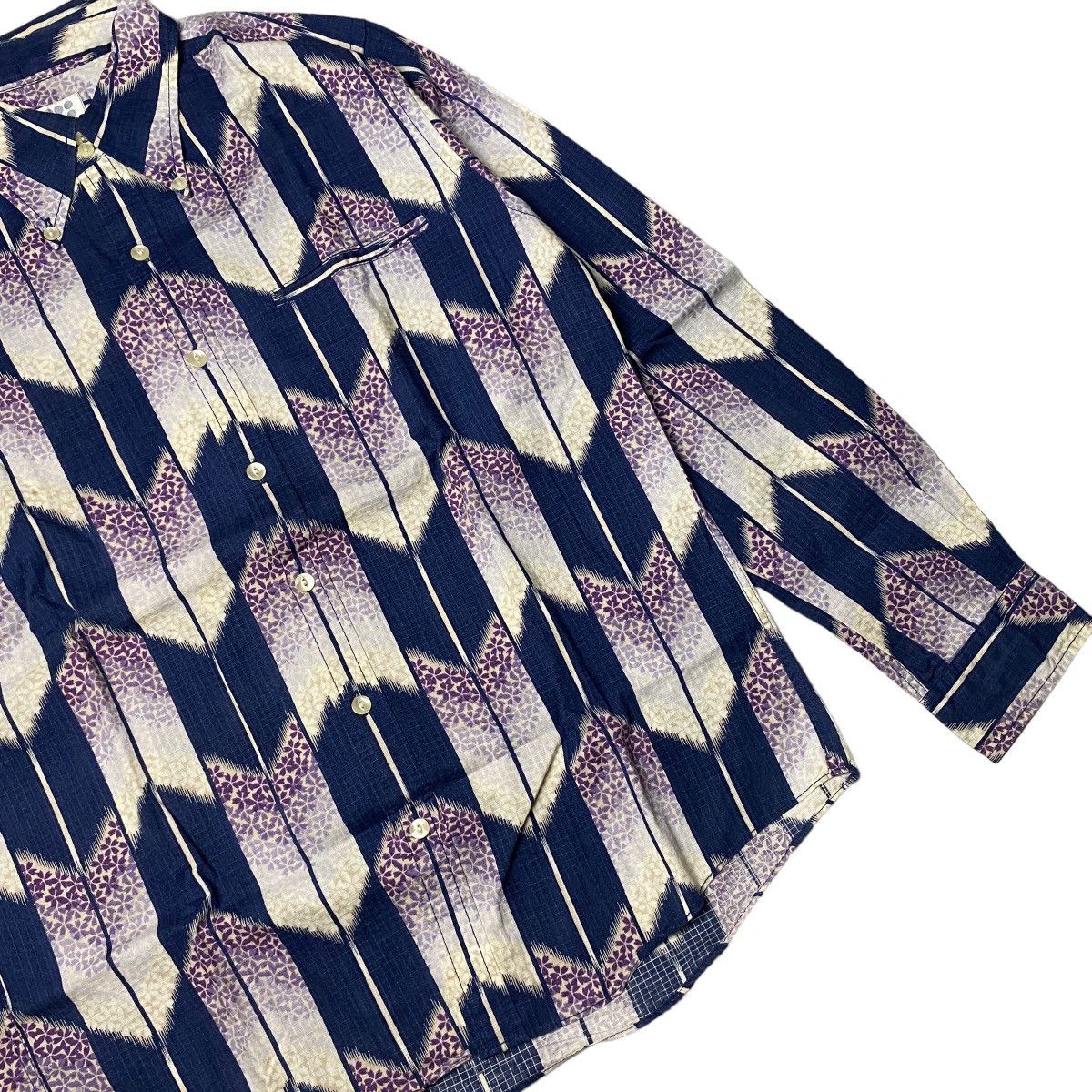 Kansai Yamamoto 2000's Kansai Yamamoto Gradient Shirts Size US L / EU 52-54 / 3 - 4 Thumbnail