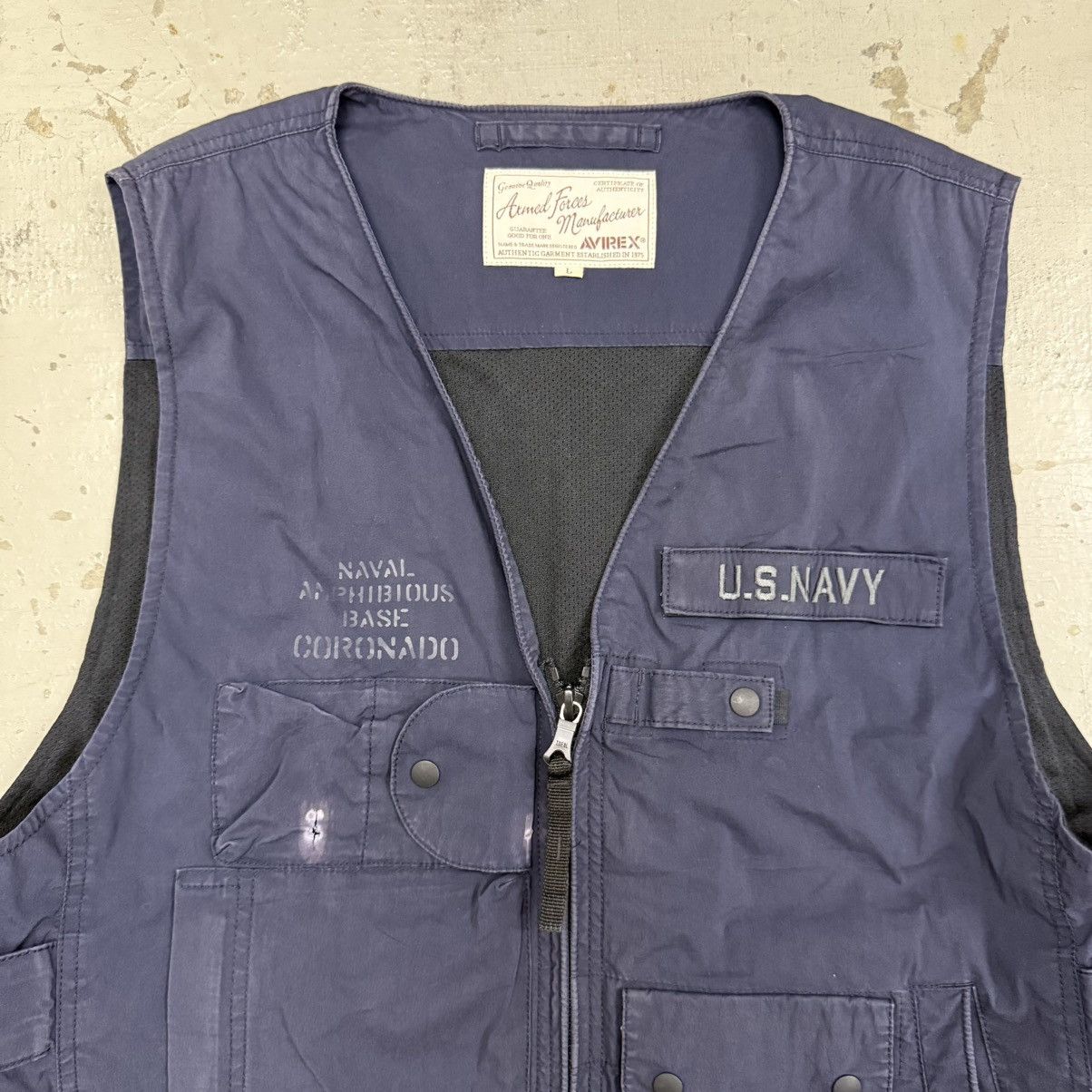 Avirex Vintage Avirex US Navy Tactical Vest Size US L / EU 52-54 / 3 - 2 Thumbnail