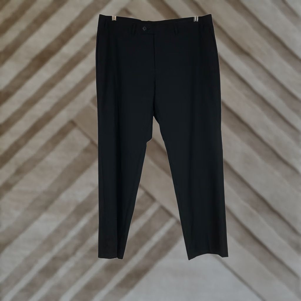Ralph Lauren Lauren Ralph Lauren Mens Dress Pants Black Flat Front Trousers 36W 29L Solid Dress Pants Mens Size US 36 / EU 52 - 1 Thumbnail