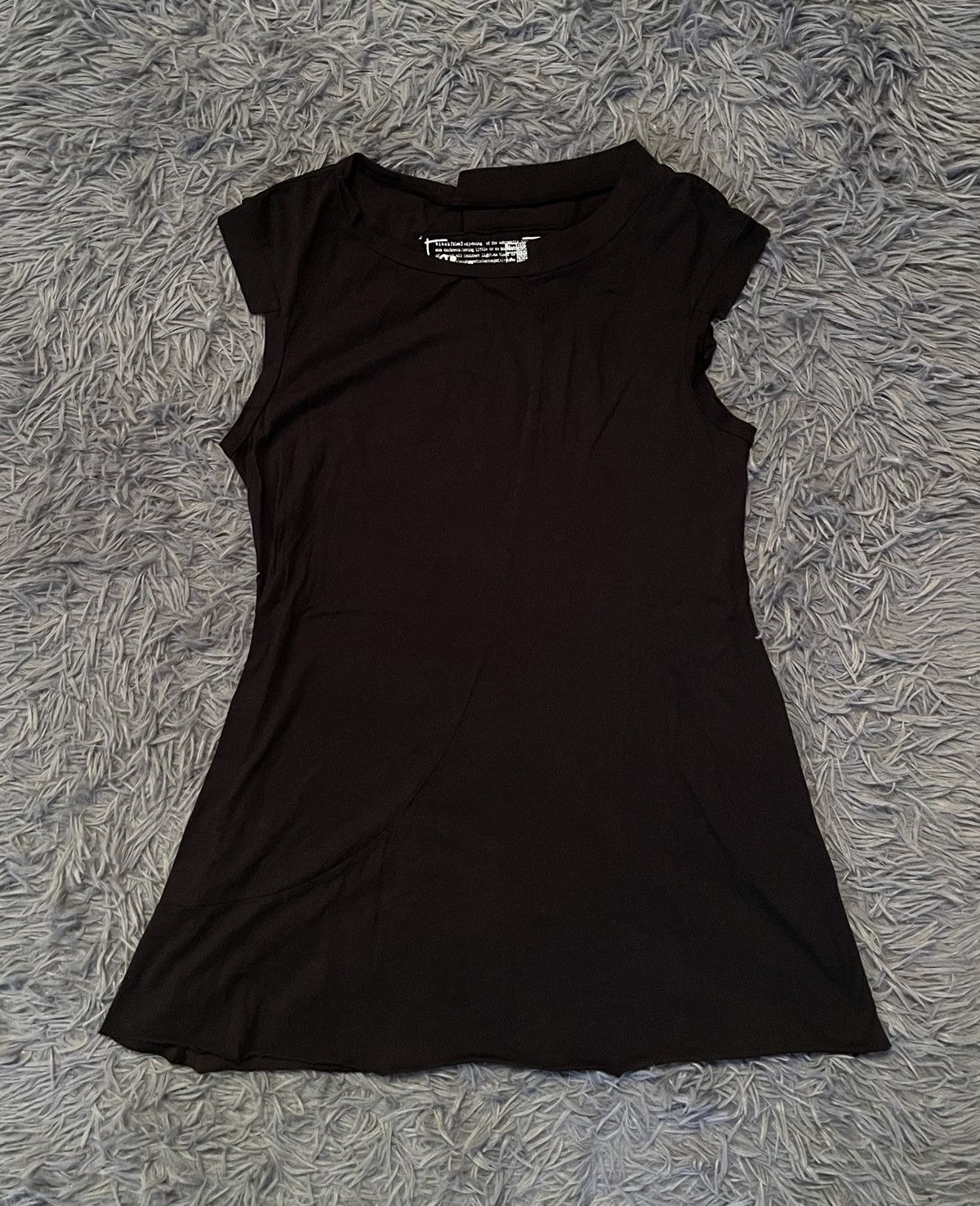 Rundholz Rundholz avant garde black line asymmetric tank top blouse Size S / US 4 / IT 40 - 1 Thumbnail