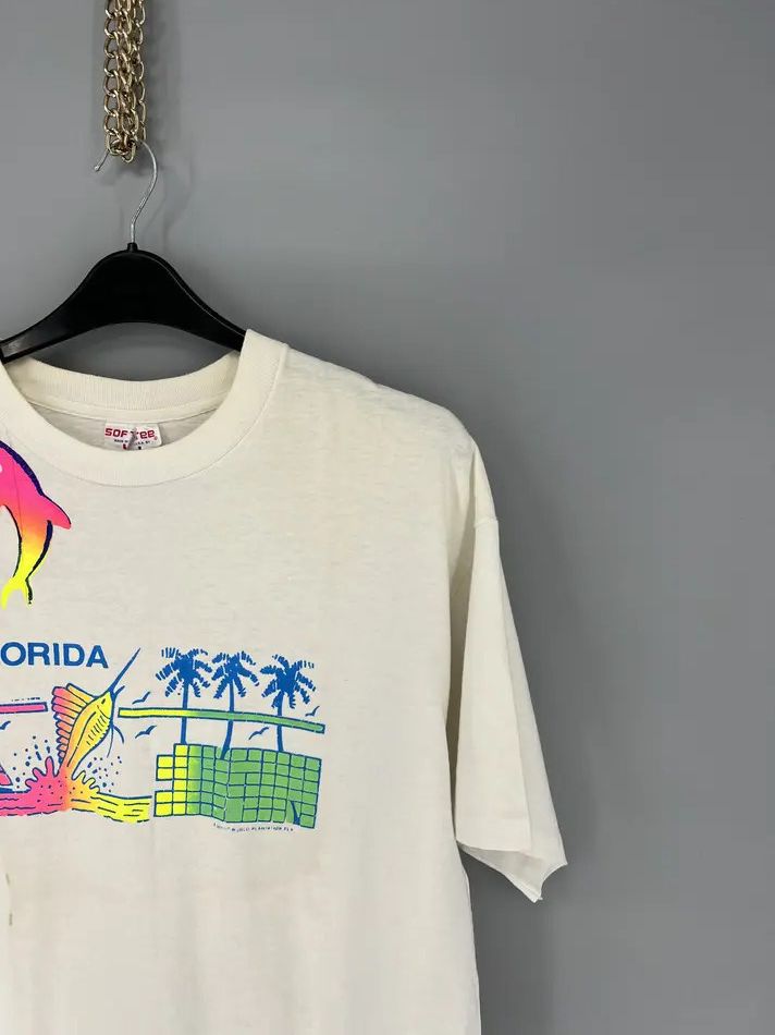 Vintage 90s Florida All Over Print Shirt Y2K Size US XL / EU 56 / 4 - 6 Thumbnail