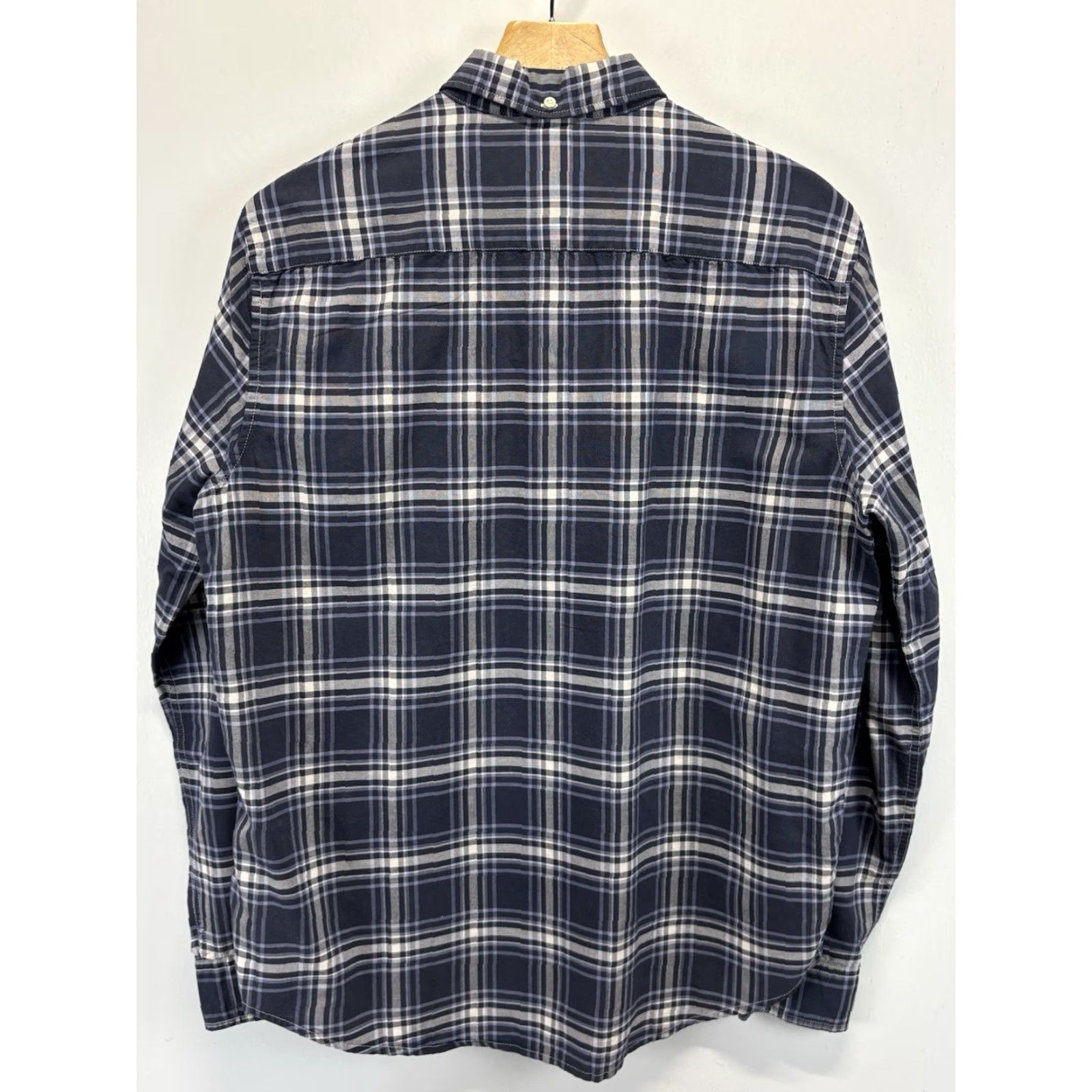 Vintage VINTAGE Denim & Supply Ralph Lauren Button-Up Shirt Men’s L Blue Plaid Regular Fit Men's Shirts Size US L / EU 52-54 / 3 - 3 Thumbnail