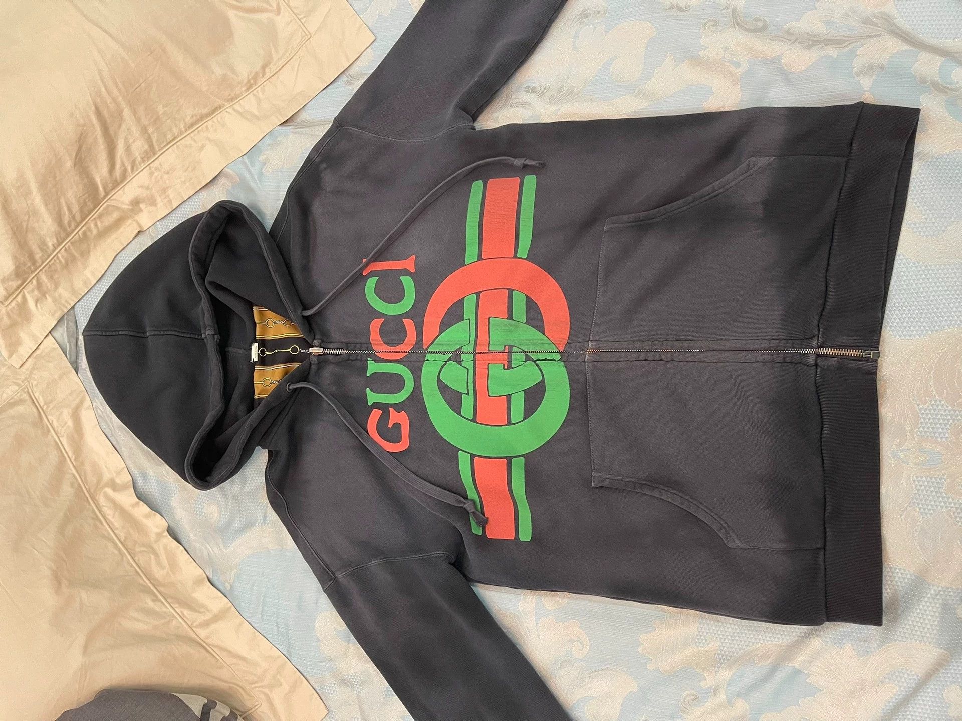 Gucci Gucci Double-Face Belt/Silk Horsebit Gradient Jacket XS (L) Size US XS / EU 42 / 0 - 1 Thumbnail