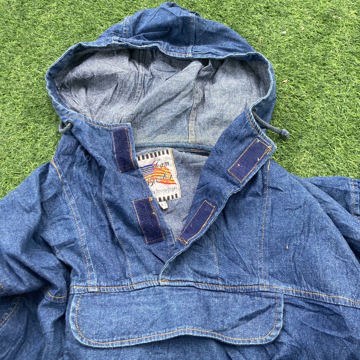 Japanese Brand TEAM BLUEKY DENIM ANORAK Size US L / EU 52-54 / 3 - 5 Thumbnail