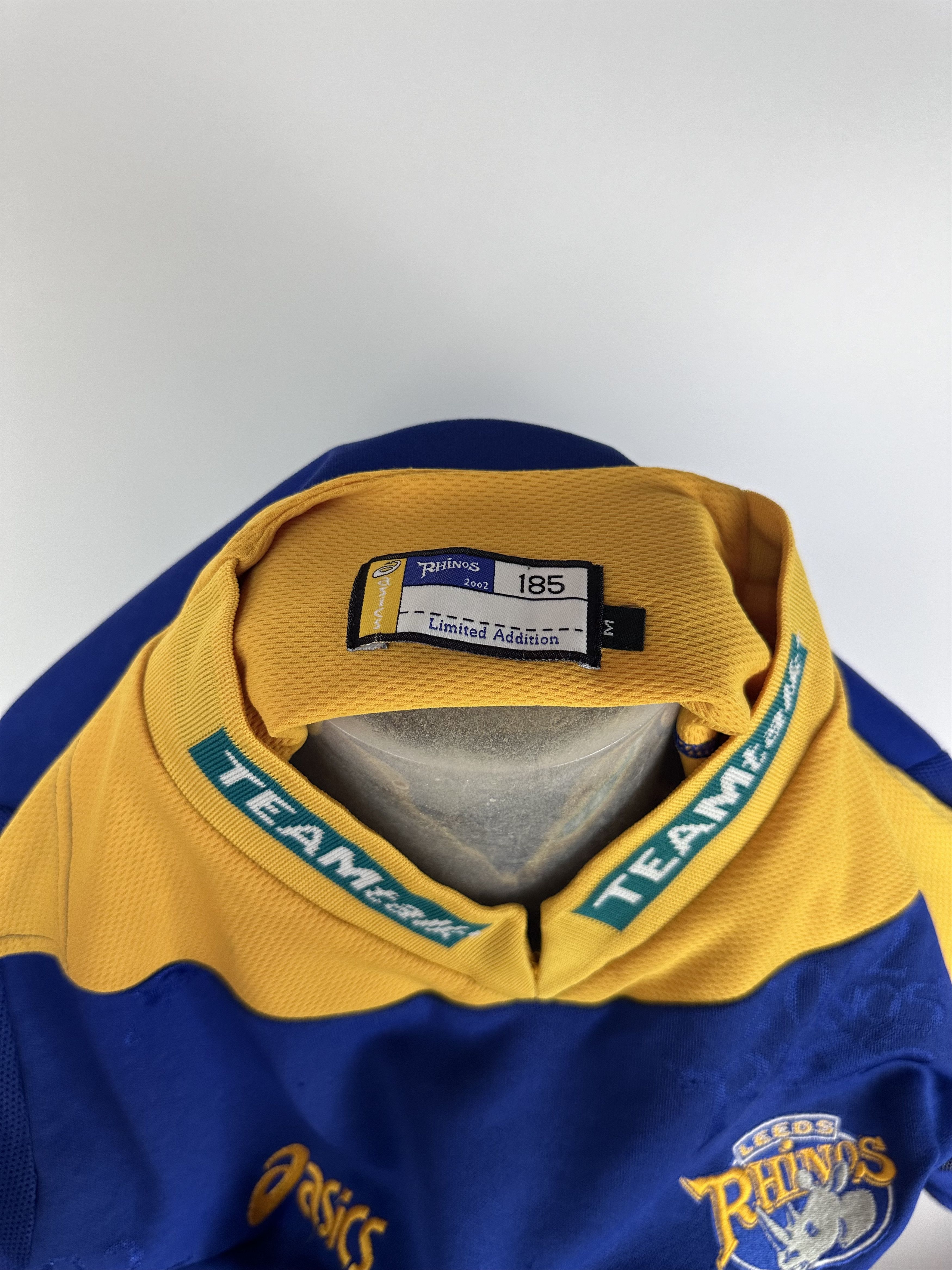Asics × Vintage Leeds Rhinos 2002 Asics Rugby Home Shirt Jersey Blue Size M Size US M / EU 48-50 / 2 - 10 Thumbnail