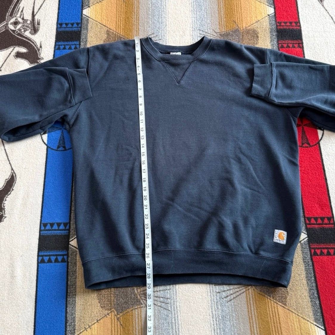 Carhartt VINTAGE Carhartt Sweatshirt Crewneck Workwear Blue XL Tall Men’s Pullover Crew Neck Long Sleeve Solid 90s Y2K Outdoor Size US XL / EU 56 / 4 - 7 Thumbnail